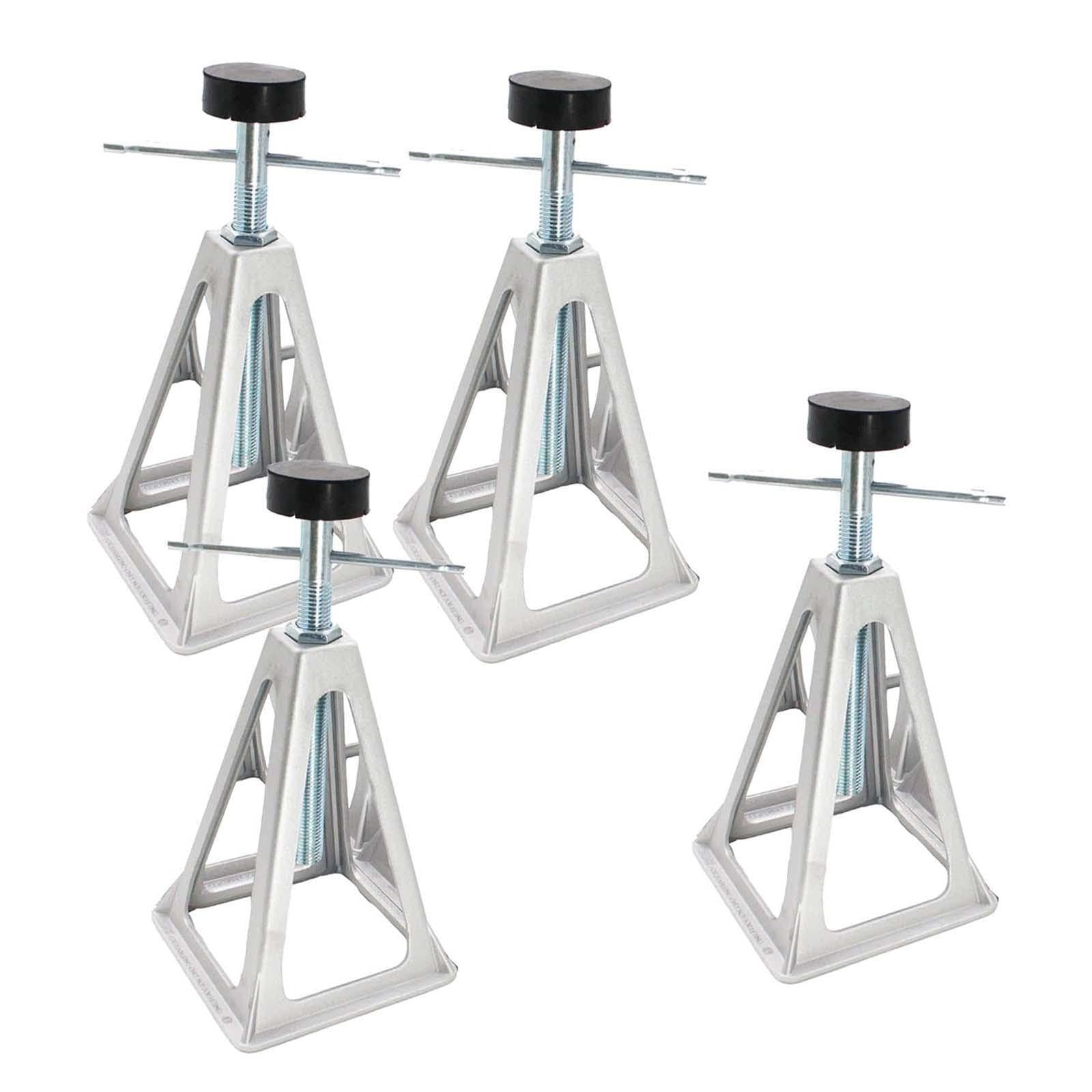 Supporti per roulotte Funzionali, Supporti Regolabili in Altezza, Strumento stabilizzatore in Alluminio per roulotte, Traino e attività all'aperto, Supporto stabilizzatore, Accessori Lega