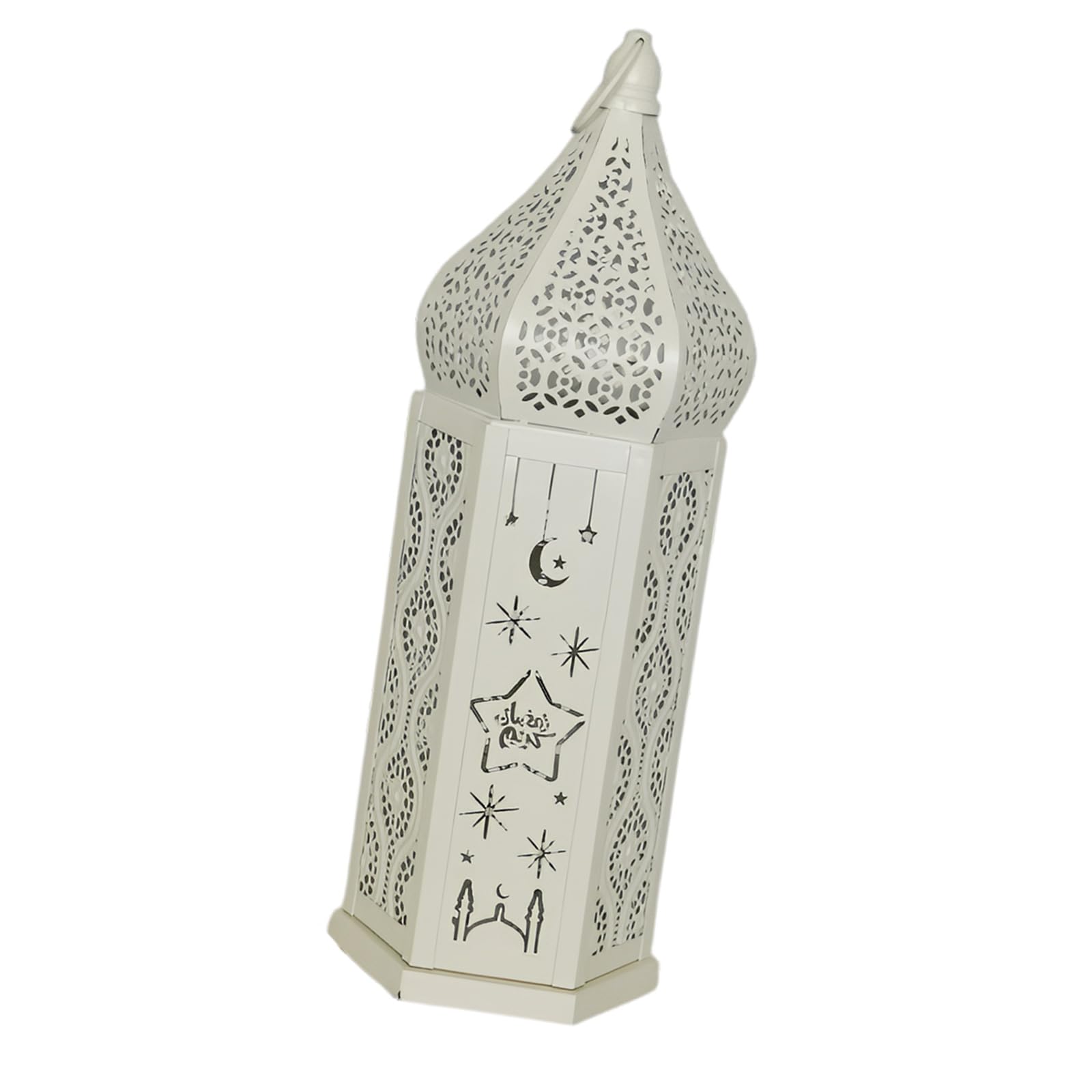Moroccans Lanterned Decorative Lanterned Golden Christmas Holder, Ramadans Eid Home Decors for Table, Patios, Porch Ramadans Home Decoration