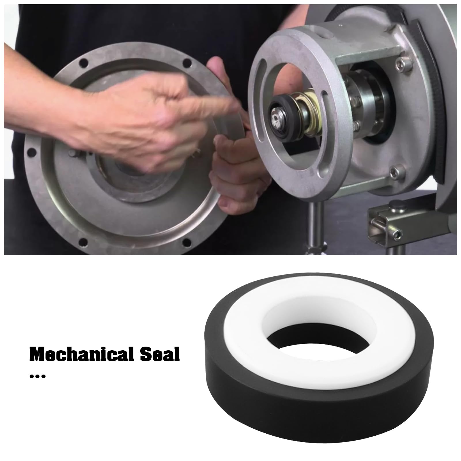 Gleitringdichtung 13 Mm Für Hauswasserwerk – Wasserpumpendichtung, Wellendurchmesser 13 Mm, Inkl. Keramikring, Metall/Gummi