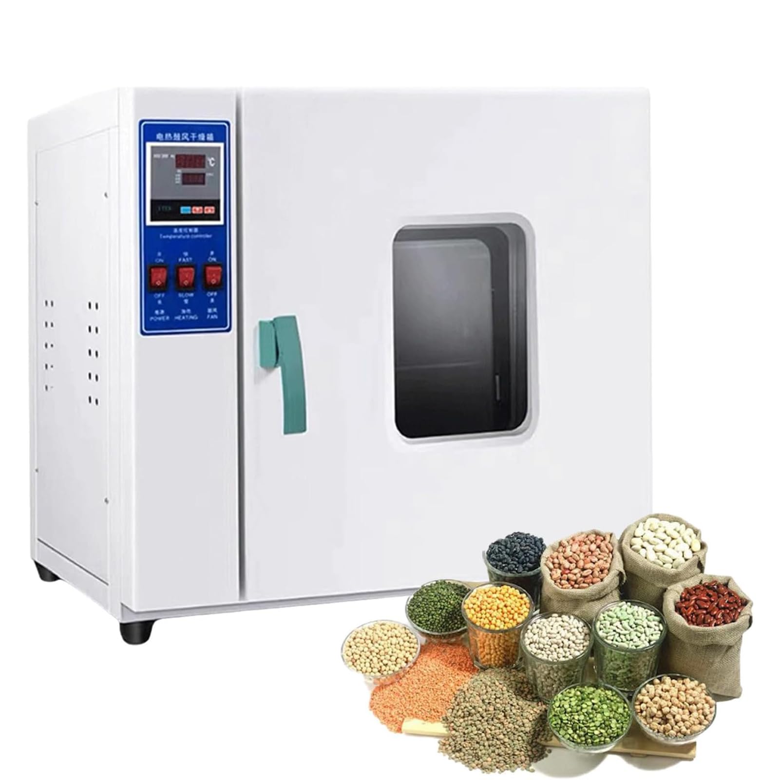LoJax Horno De Secado Al Vacío, Horno De Calentamiento Y Secado De Laboratorio De 16L, 43L, 71L, 136L con Manómetro Y Controlador Digital, Cámara Interior De Acero Inoxidable
