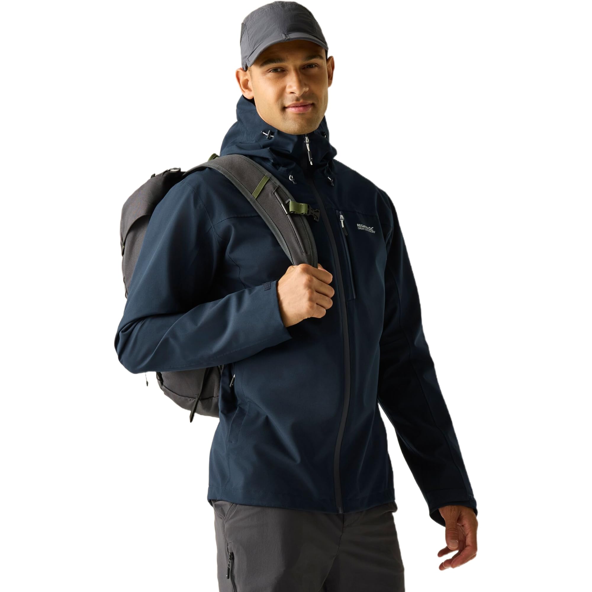 Regatta Men's Birchdale Waterproof Jacket - L - Navy Blue