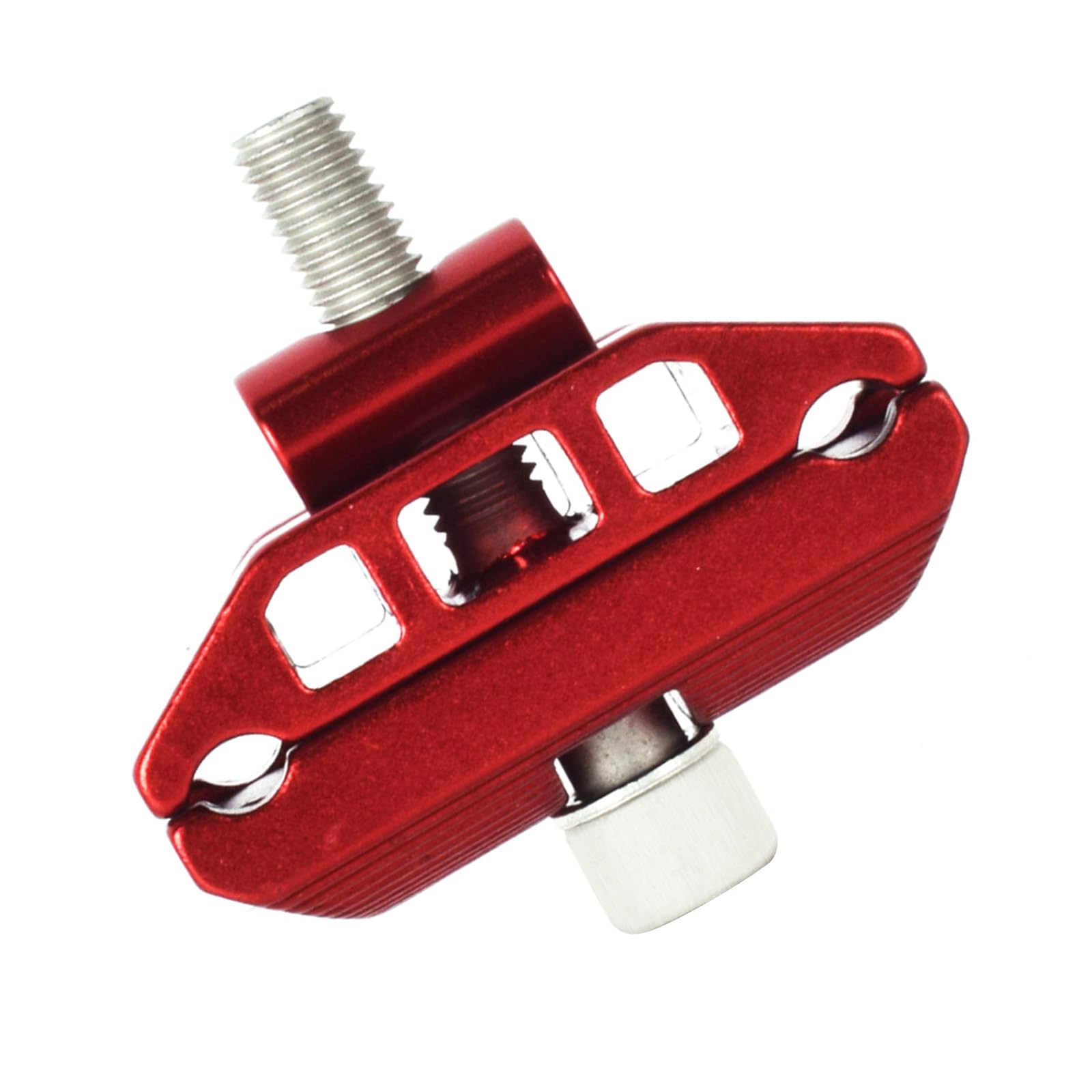 Xigacgeh Red Aluminum Alloy Bicycles Seatpost Clamp Bike Seats Post Head Saddles Pipe Head Cycling Seats Post Cycling Part Bicycles Seatpost