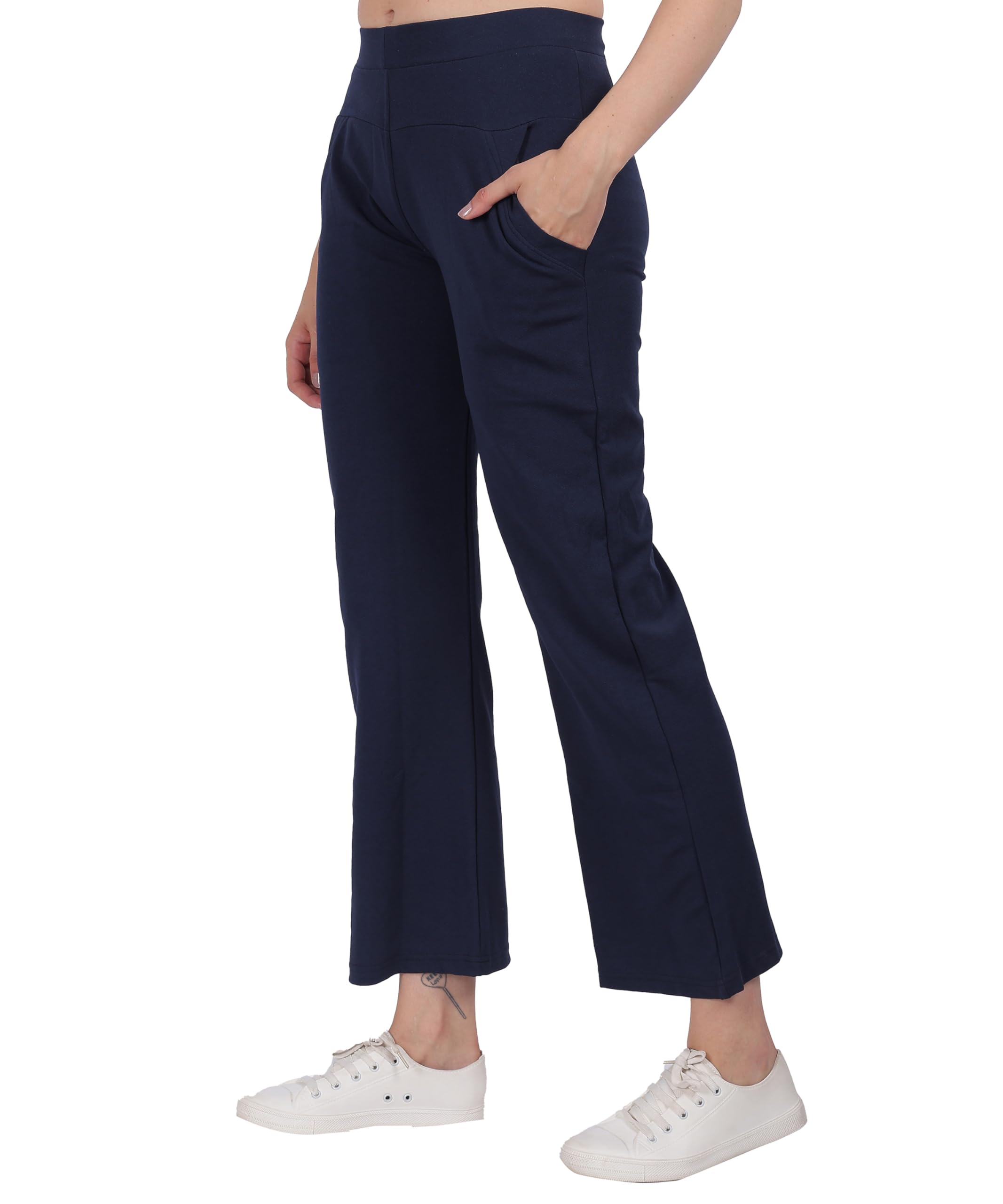 Girls Pants and Trousers for Kids Girls, Multicolor Soft Lycra Stretchable Bootcut Leggings Trackpants and Sports Activity