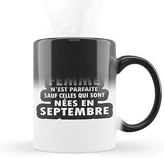 Magiczny MUG, który zmienia kolor wrażliwy na ciepło - Termoczuły - ceramiczny wzór z idealnym wrześniu