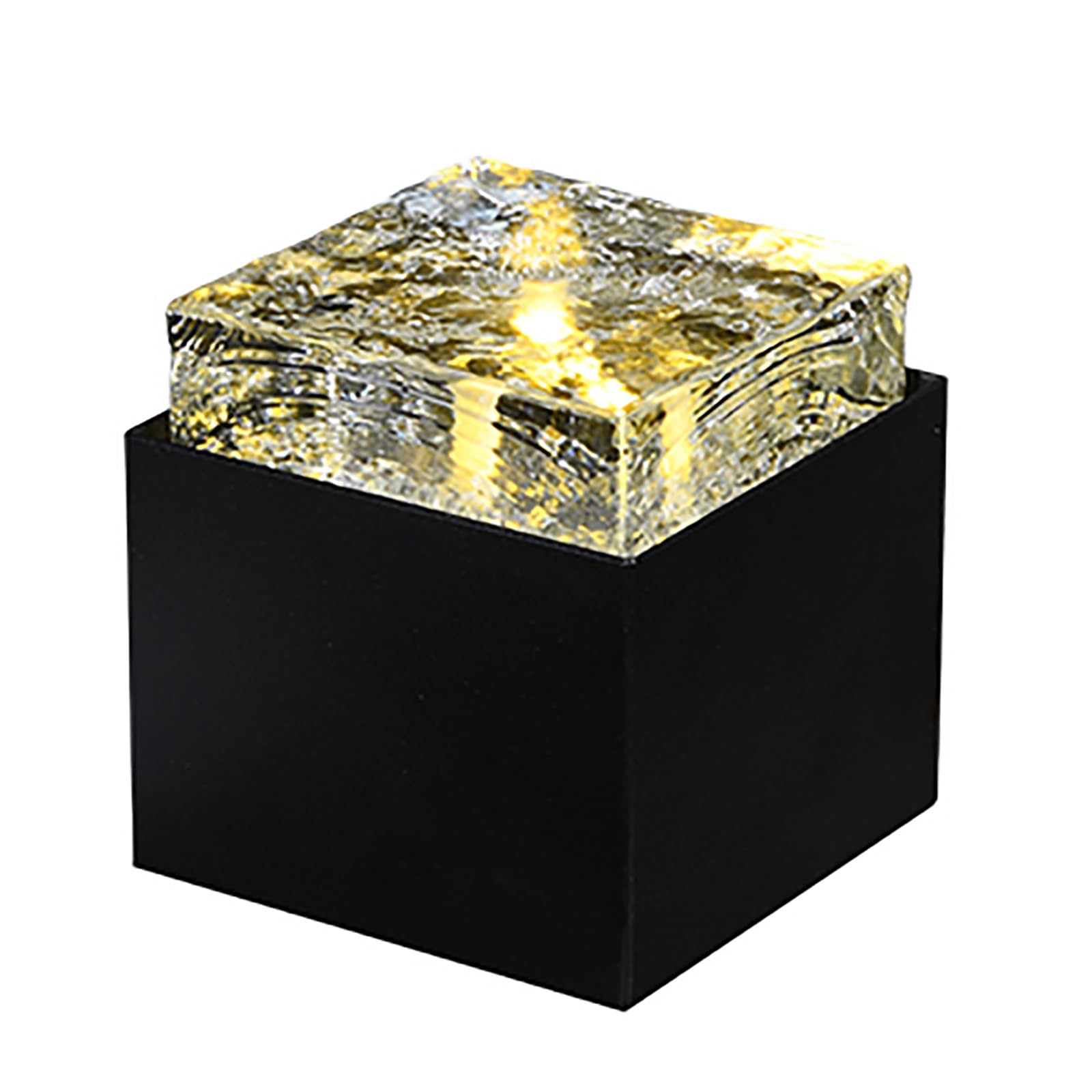 Fontaine a Eau : Fontaine Interieur Moderne et Minimaliste en Matériau Recyclé avec Sculpture Fluide pour la Maison et Le Bureau. Décoration Bureau