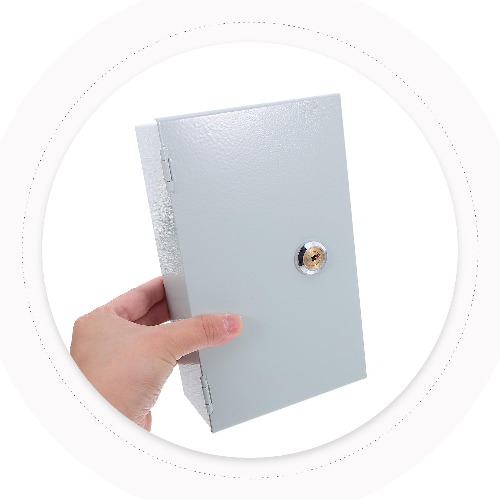 Scatola di Prese in Ferro Bloccabile 2 Posti per Esterni, Copertura Resistente alle Intemperie per Prese Elettriche da Parete, Protezione Sicura per Ricarica Veicoli Elettrici