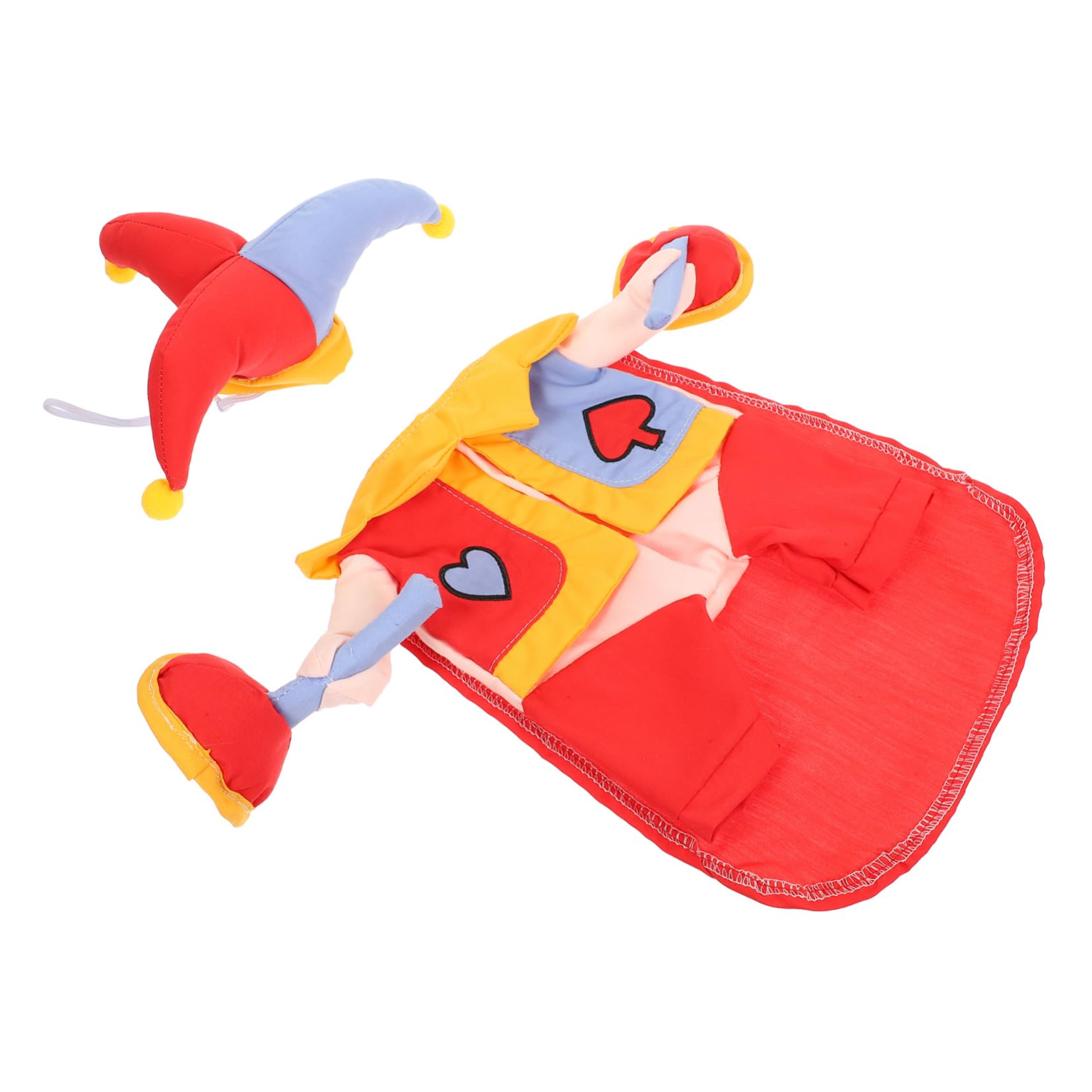 FRCOLOR1 Set Cat and Dog Clothing Dog Pajamas for Small Dogs Jester Costume Small Dog Pajamas Halloween Cat Costume Puppy Pajamas Spring Outfits Cat Supply Funny Polyester Cotton Decorate