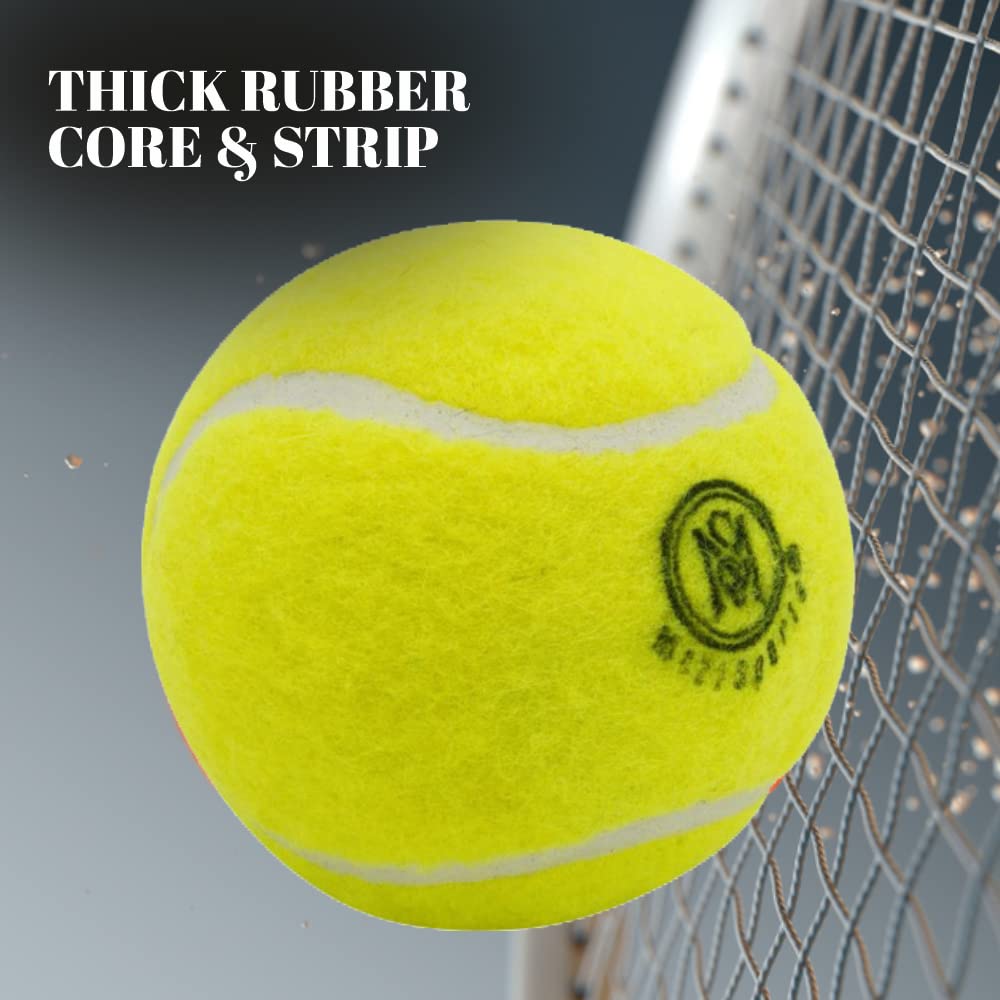 Balles de Tennis de Cricket - Balles de Tennis en Caoutchouc Lourd pour Cricket