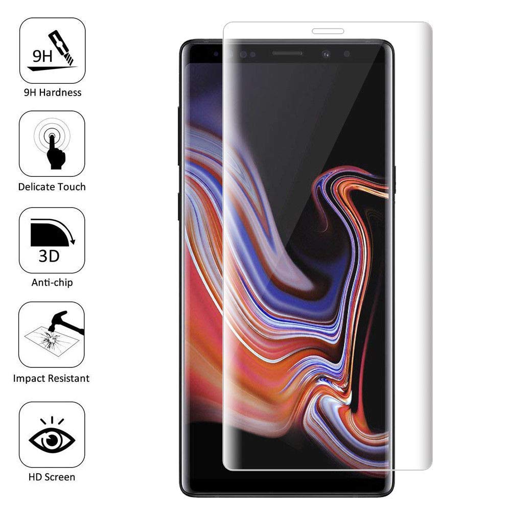 Image secondaire de COPHONE® Pack de 2 verres trempé compatible avec Samsung Galaxy NOTE 9, film de protection écran Premium Anti Chocs et Casse, An