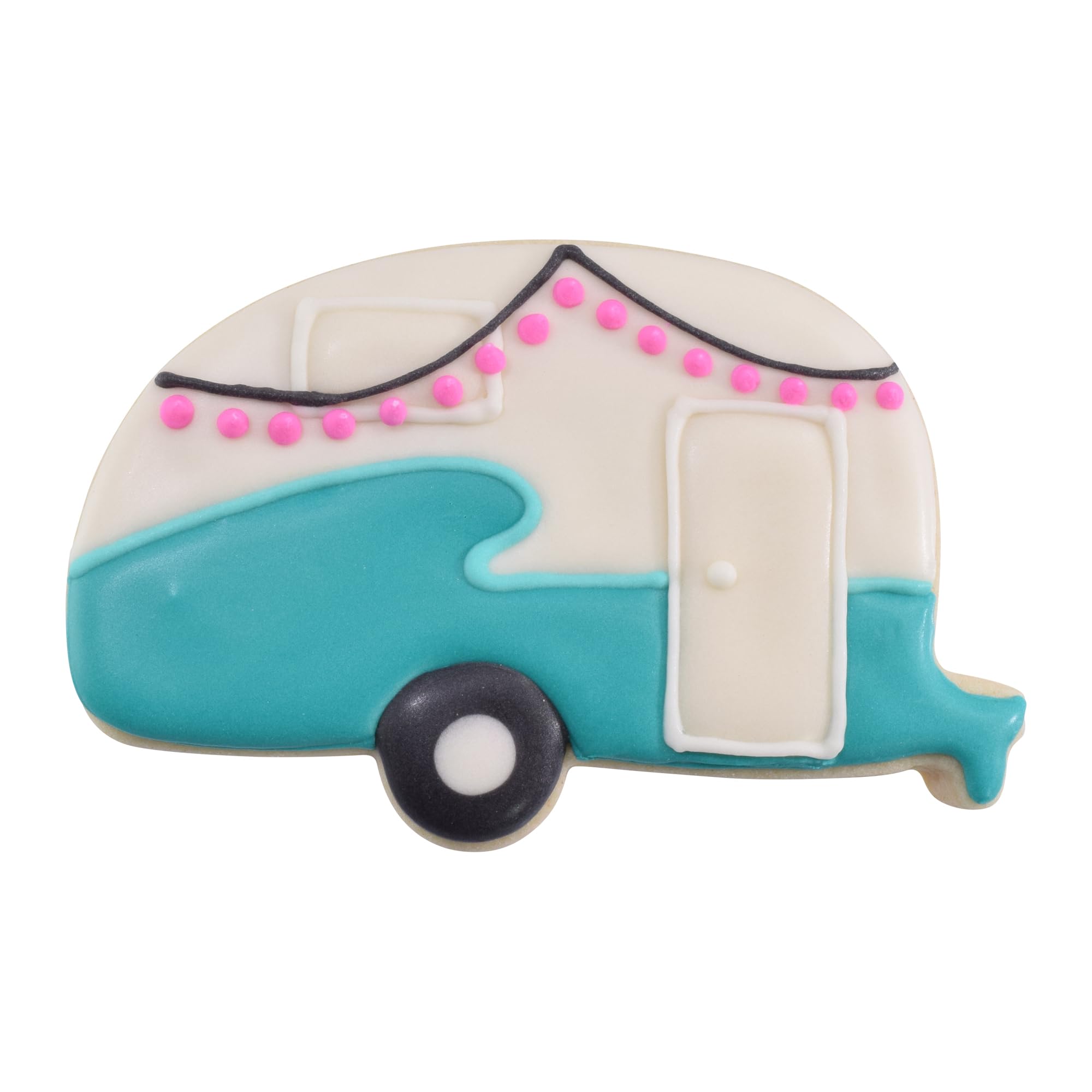 R & M International Cortador de galletas de acero estañado 8001, 9,5 cm, etiqueta de regalo