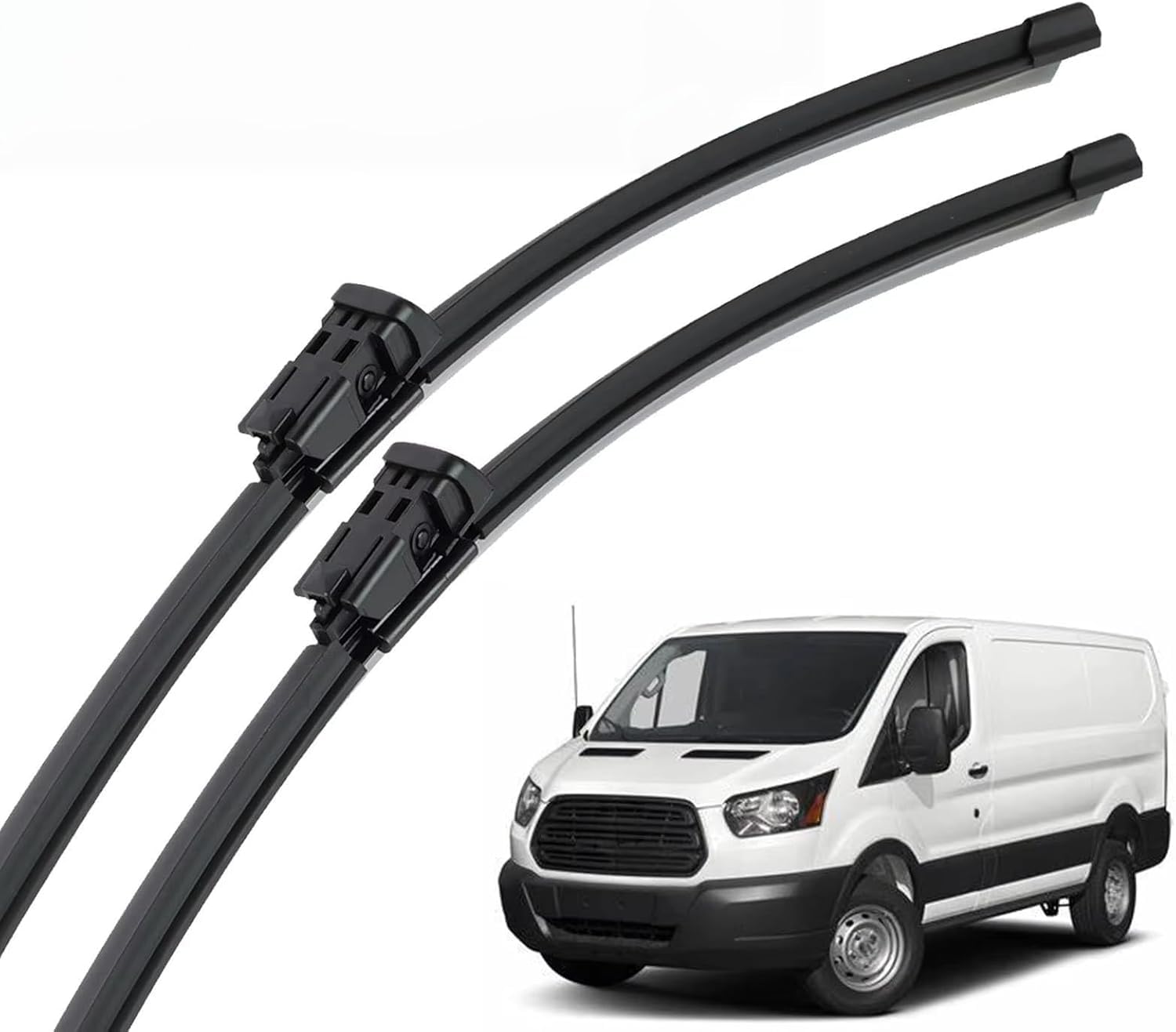 nwsplmy Front Windscreen Wiper for Ford Transit L2H2 2014-2019 30"+20", Silent All-Season Replacement Blades Streak-Free Easy Install