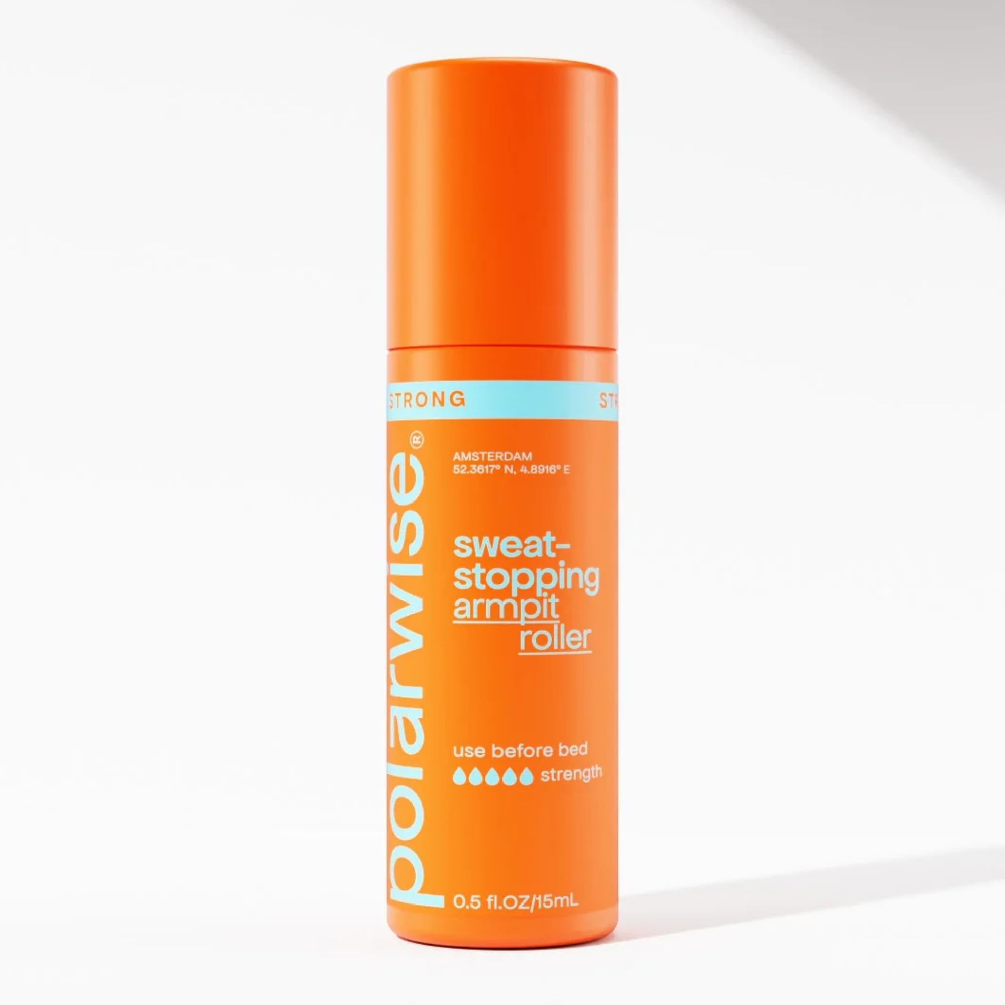 Polarwise Strong Mist Antiperspirant Deodorant Roller: 100% Stops Sweat, Sweat Odour and Sweat Stains - Prevents (Excessive Sweating) for up to 7 days - For Men and Women