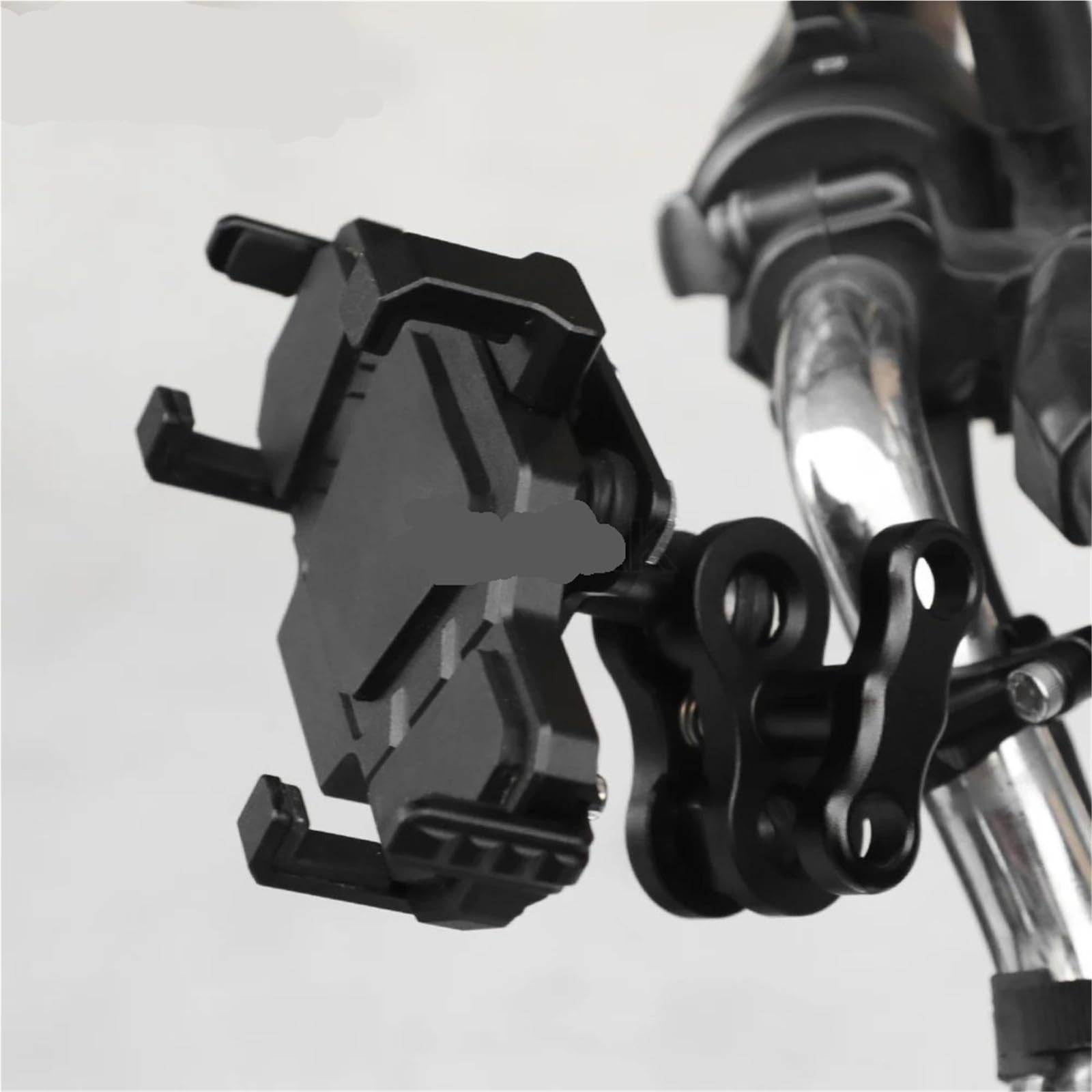 Support De Navigation pour TéLéPhone Support De Navigation pour Guidon De Vélo, Amortisseur(Silver)