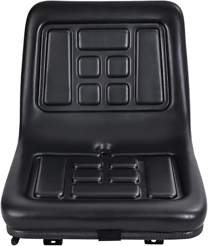 Miniatura 4 de Asiento universal para tractor, asiento de repuesto para cortacésped con material de PVC deslizante para topadores, excavadora, asiento de