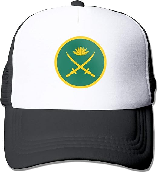 Bangladesh Army Adjustable Baseball Cap Mesh Cap Trucker Hats Black