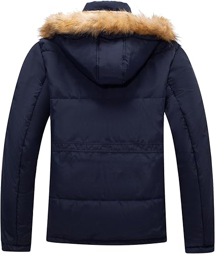 Miniatura 2 de Yozai Men's Winter Coat, Warm Jackets for Mens Water Resistant Ski Snow Jacket Mountain Windbreaker Hooded Parka, S-2XL