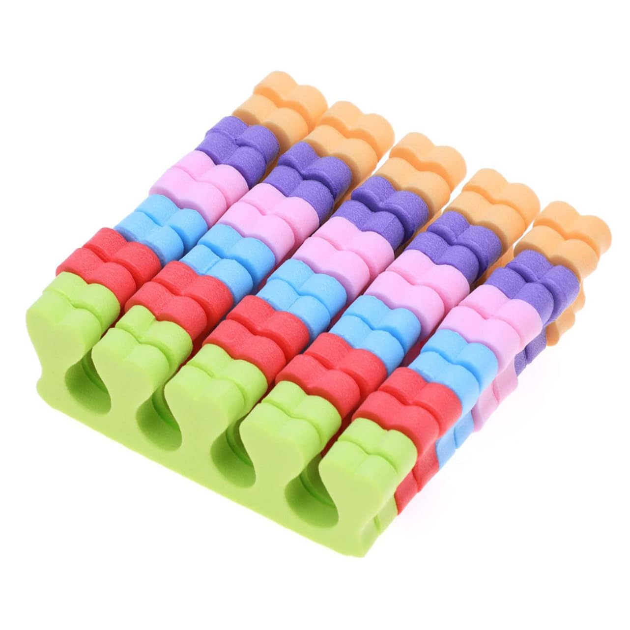 PartyKindom 36pcs Nail Beauty Separator Manicure Divider Sponge Nail Art Tool for Salon