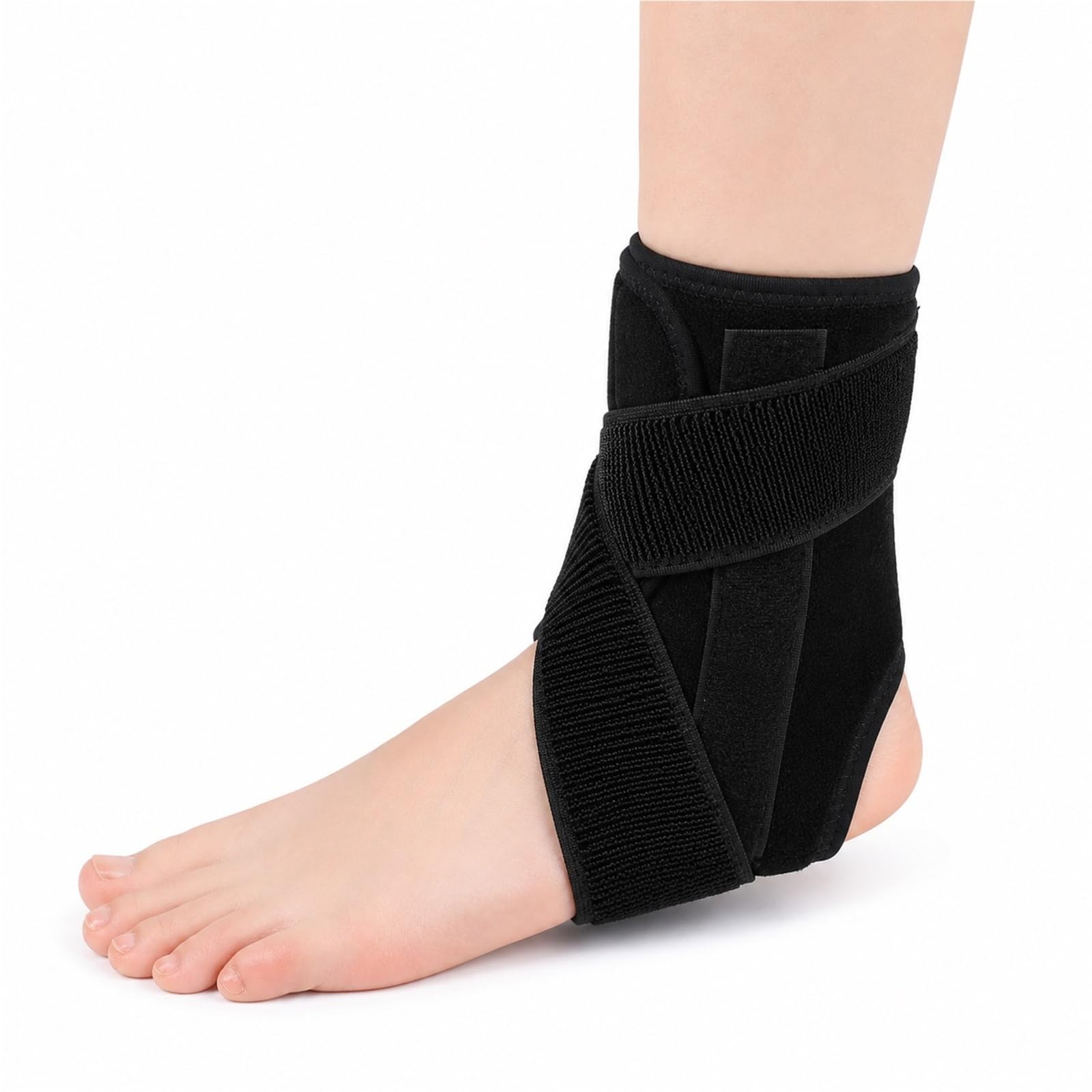 Tobillera Estabilizadora con Soporte de Aluminio para Esguinces y Fascitis Plantar Férula Rígida Ajustable para Protección de Tobillo Hombre y Mujer Talla Única