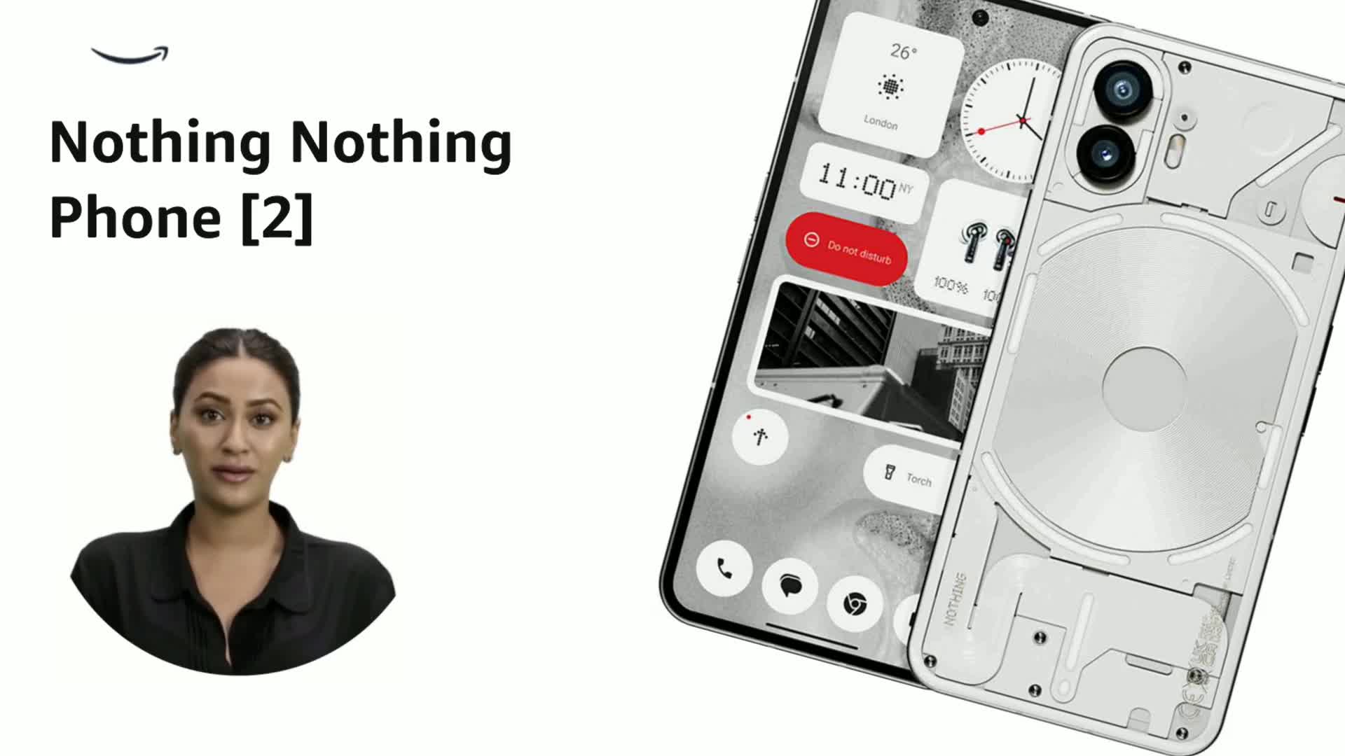 Nothing Phone (2) (White, 12GB RAM + 512GB Storage) : Amazon.in