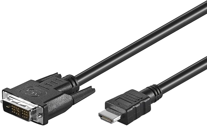M-Cab HDMI DVI-D cable black Nero M-Cab HDMI DVI-D cable black Nero