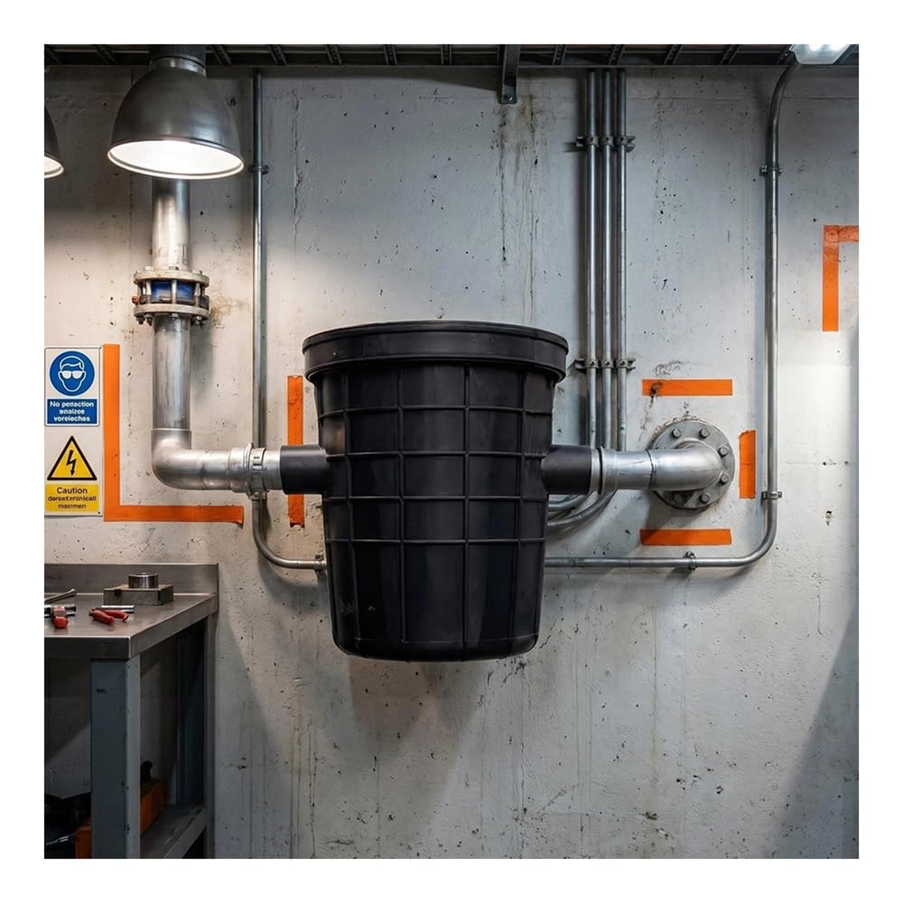 Intercepteur de graisse pour restaurant séparateur d'huile usée commerciale évier 120 L