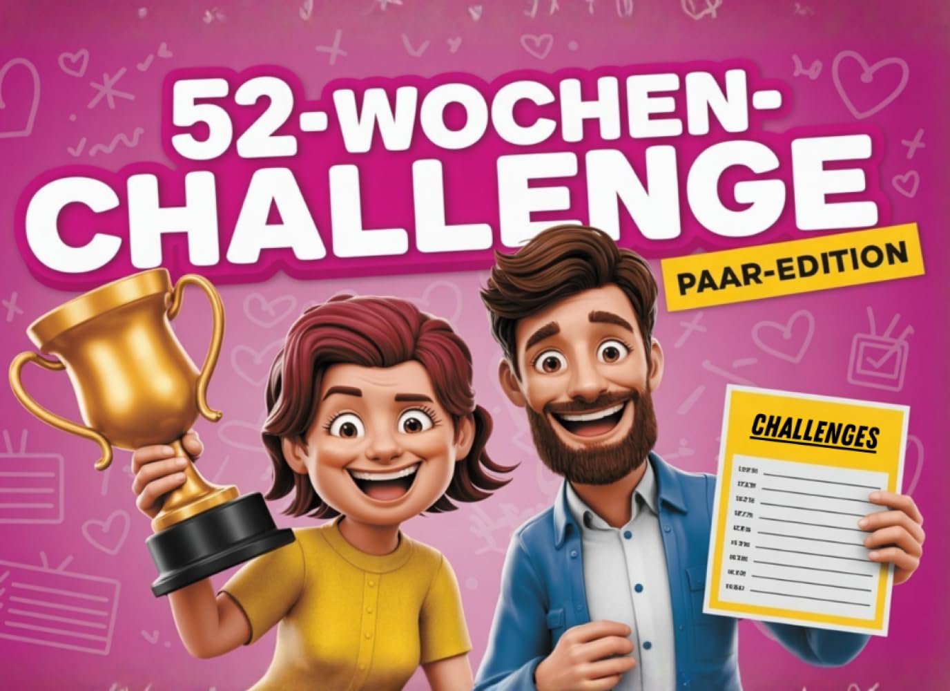 52 Wochen Paar-Challenges – Das Duellbuch für Paare mit Aufgaben für Nähe, Spaß & Abenteuer | Das perfekte Geschenk zum Valentinstag & Jahrestag