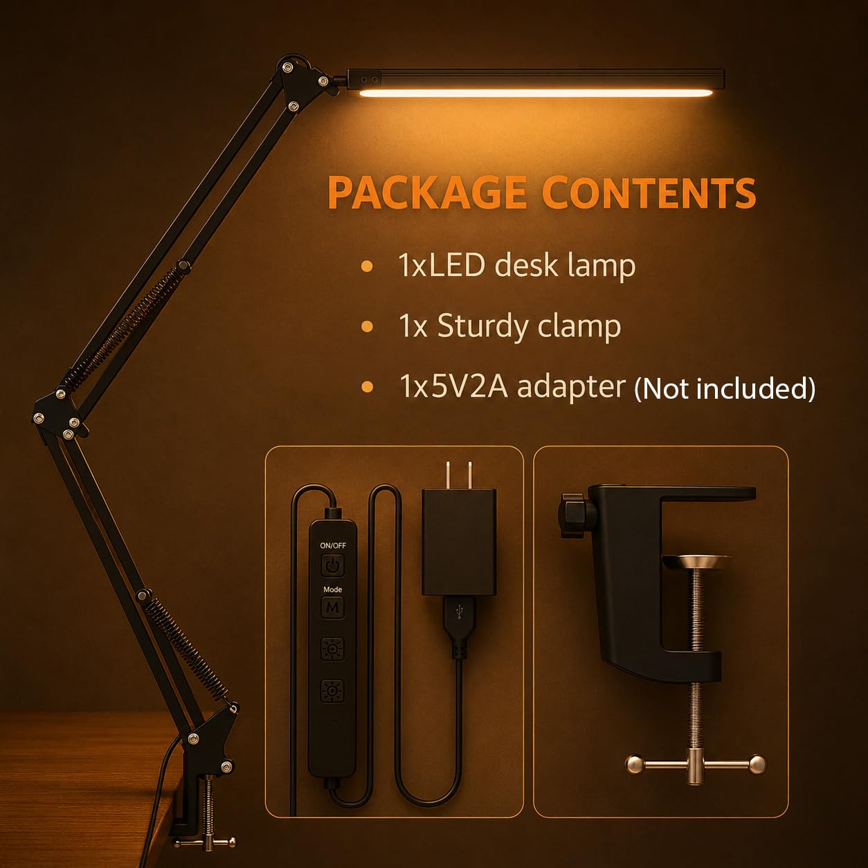 Fulminare LED Desk Lamp - Adjustable & Dimmer -7