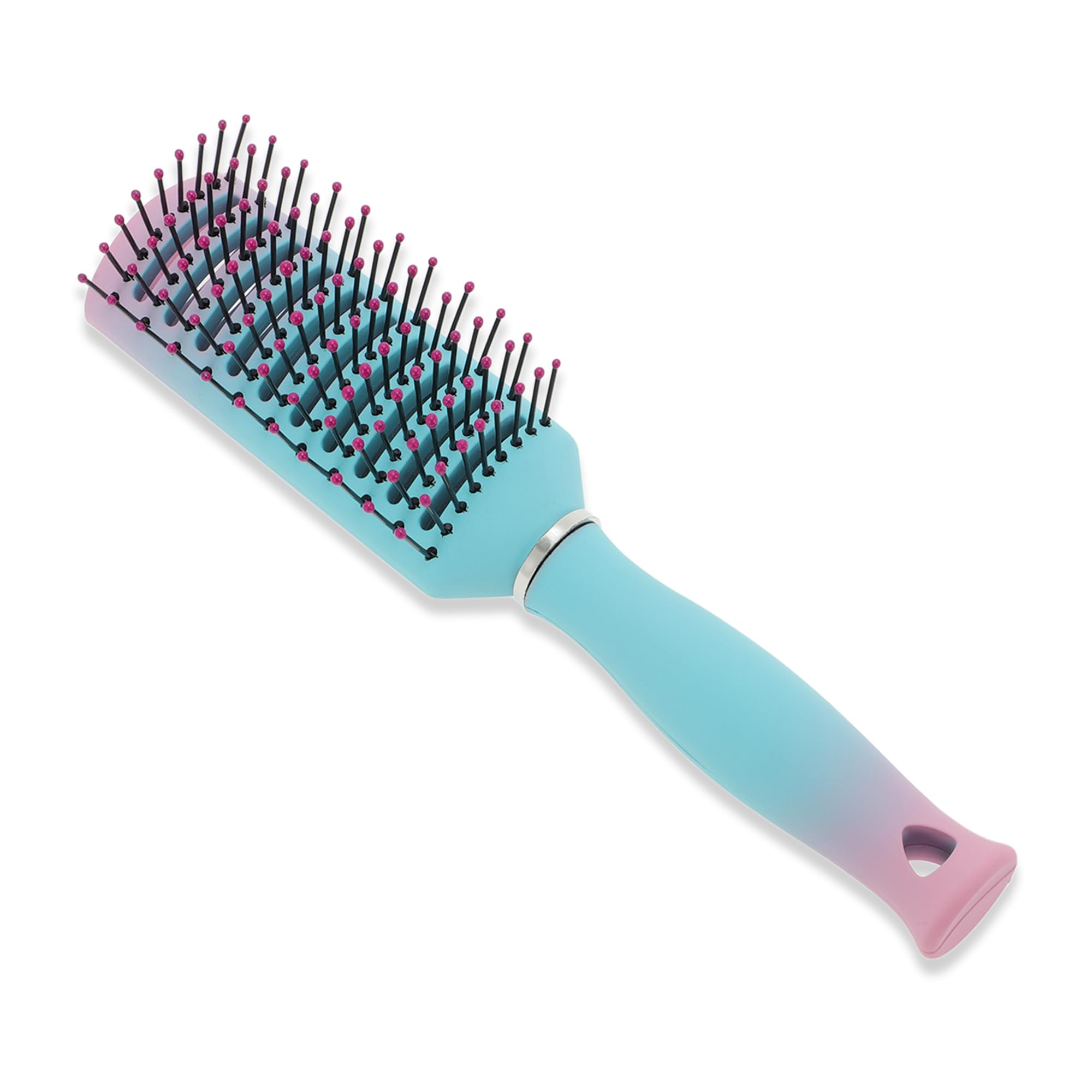VOCOSTE Cepillo de pelo ventilado, cepillo de peinado con cerdas con punta de bola, cepillo de ventilación para secar el cabello húmedo, corto, rizado o liso, cepillos de pelo para mujeres y hombres,