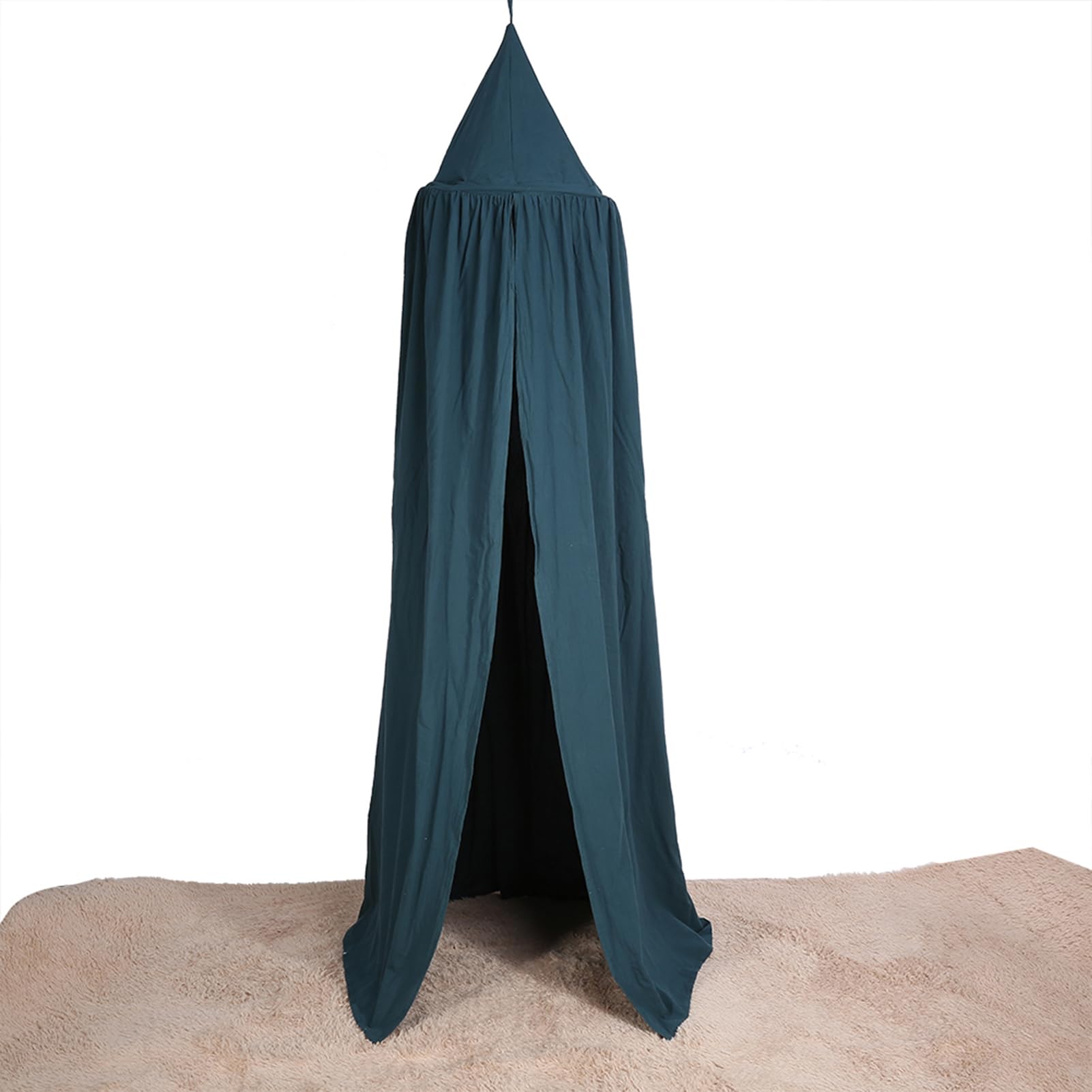 Acouto Tenda a Zanzariera con Baldacchino per Letto Sospeso a Cupola Rotonda per Bambini Che Leggono e Giocano Crea Sicurezza per e per il Morbido Realizzato in Materiale Confortevole, Accogliente