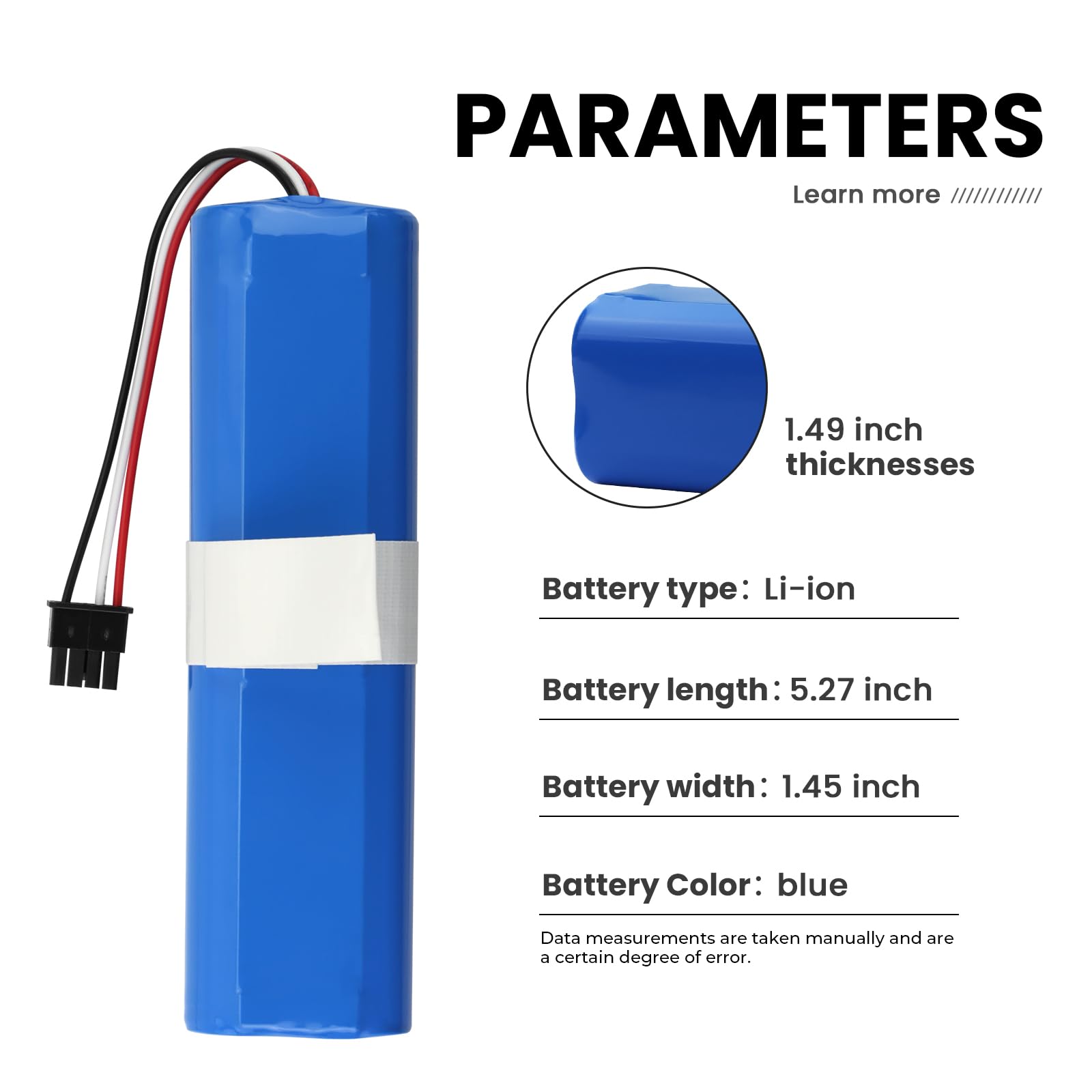 Batteria Per Xiaomi Robot Vacuum-Mop 2 Ultra - 14.4V 5200mAh (74.88Wh), Compatibile Con Modello 34264 E BHR5195EU