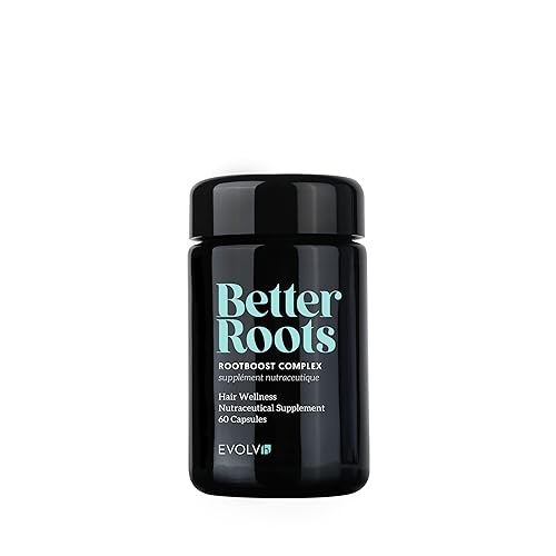 EVOLVh - Suplemento Nutracéutico Complejo RootBoost Better Roots para un crecimiento saludable del cabello | Cuidado del cabello vegano, no tóxico,