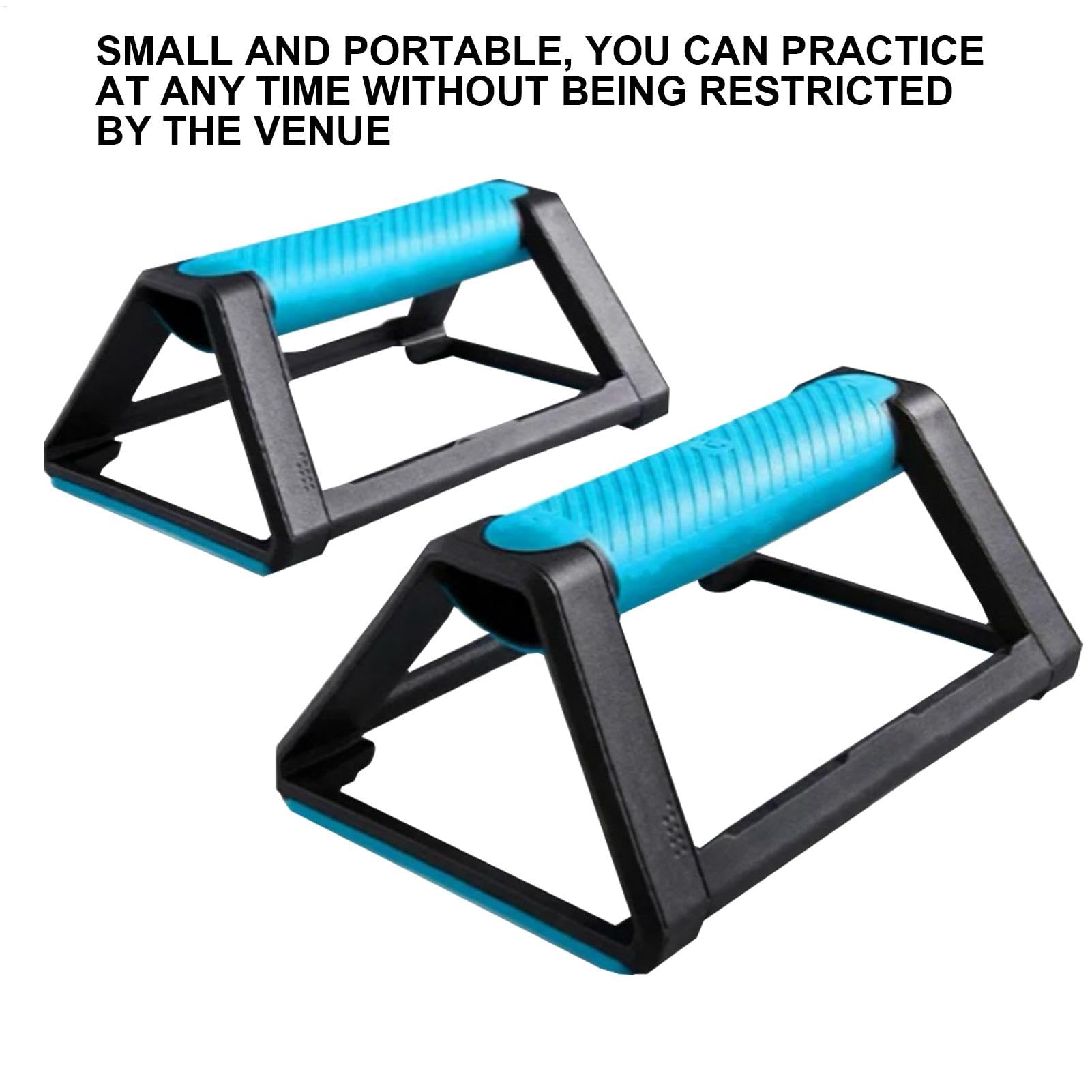 Maniglie per esercizi per braccia pushup, 19 x 11 x 7 cm, supporti antiscivolo per allenamento della, attrezzatura ergonomica per il fitness, strumento per la costruzione muscolare, ideale per