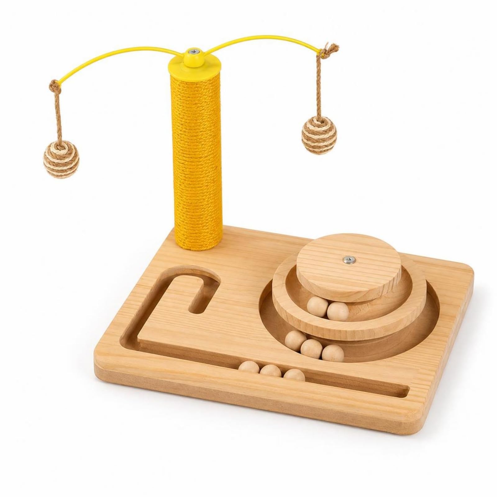 Stabil Katzenspielzeug mit Spielbällen