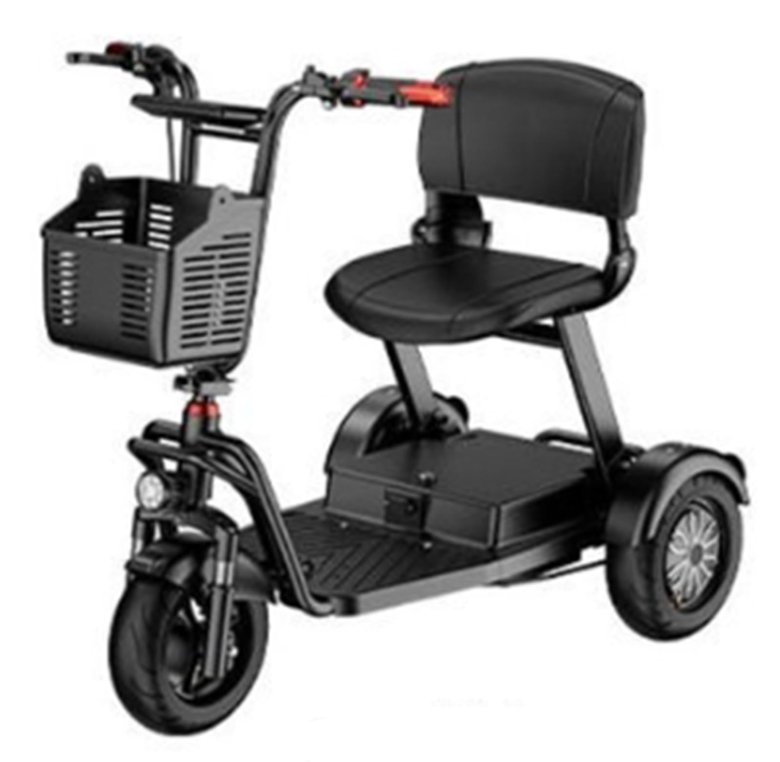Scooter de Movilidad de 3 Ruedas Ultraligero,Movilidad Scooter Plegable para Personas Mayores de Alcance, Vehículo para Personas con Movilidad Reducida, Adultos, minusválidos B,36V10A20KM