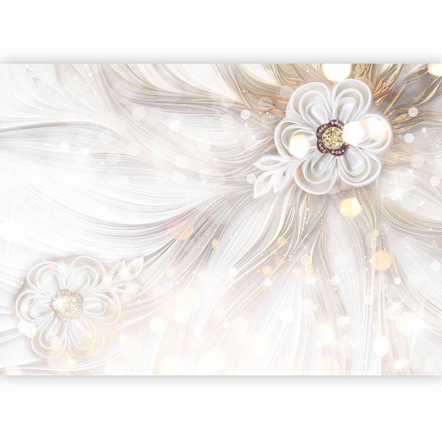 murando Fotomurales autoadhesivos Flor 294x210 cm Papel Pintado coración | Pared Murales Pegatina corativos adhesivos 3d Fotográfico diamantes Ornamento bokeh