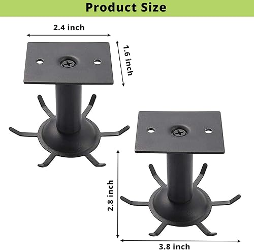 Miniatura 9 de AITRAI Ganchos para utensilios, 360 ganchos giratorios para utensilios de cocina, ganchos de acero inoxidable montados en la pared con 10 ganchos