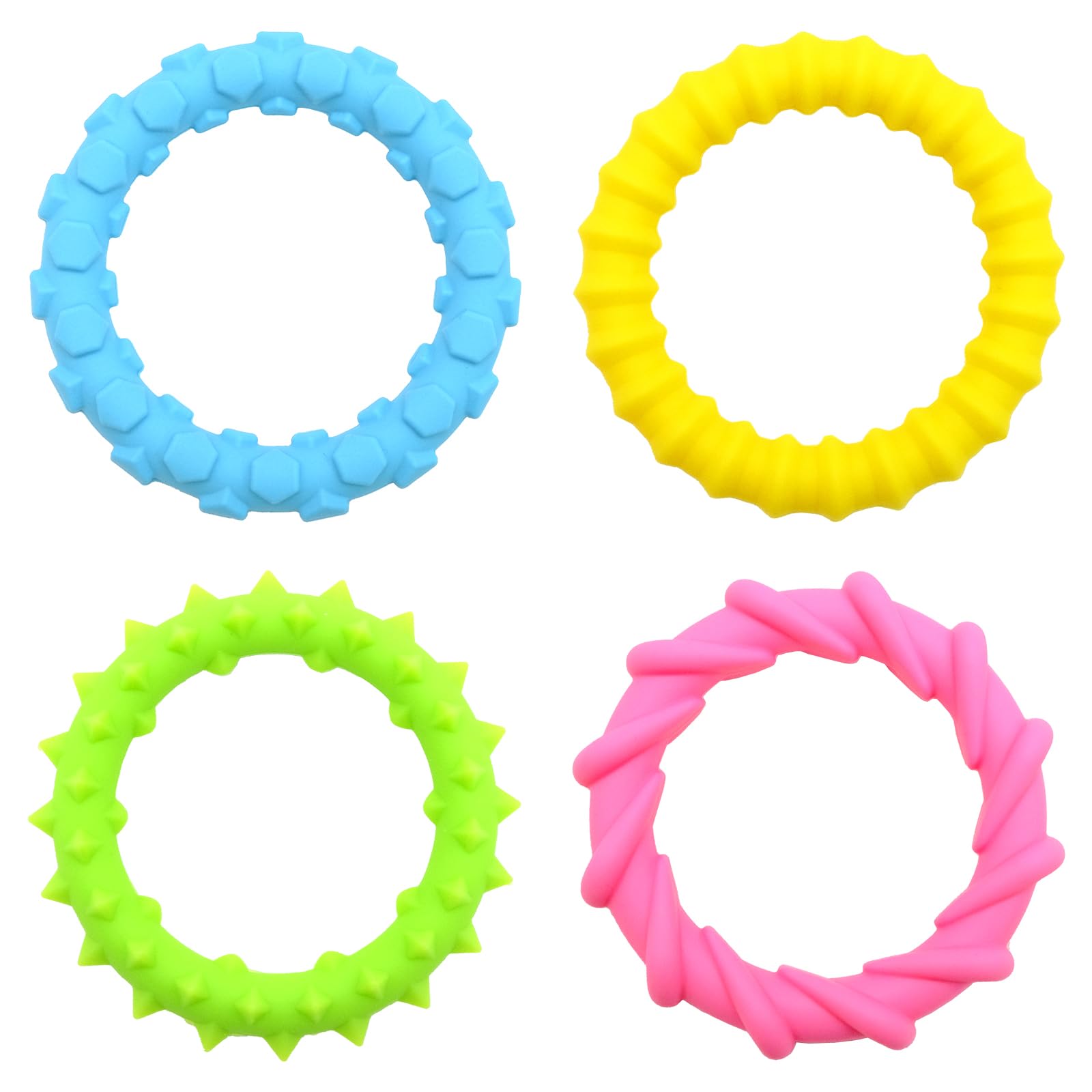 HVIHWI Sensory Fidget Toys, 4 Pack Stretchy Bracelet for Autism Stretchy Fidget Bracelet