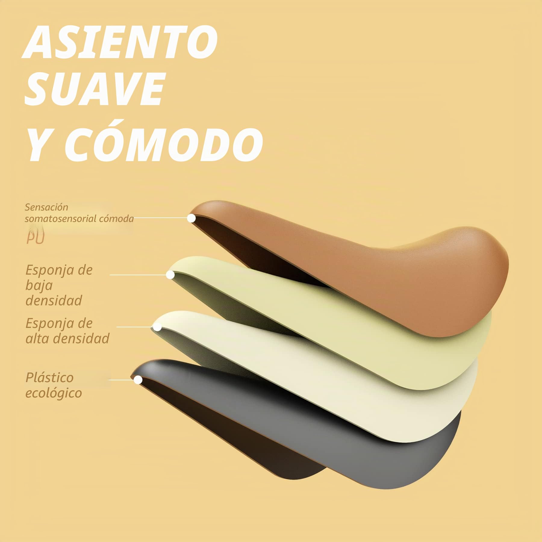 KORIMEFA Bicicleta de Equilibrio para pequeños de 1-2 años, Bicicleta sin Pedales con 4 Ruedas de Juguete para bebés de 10-24 Meses, Primera Bicicleta para niños y niñas como Regalo Cumpleaños