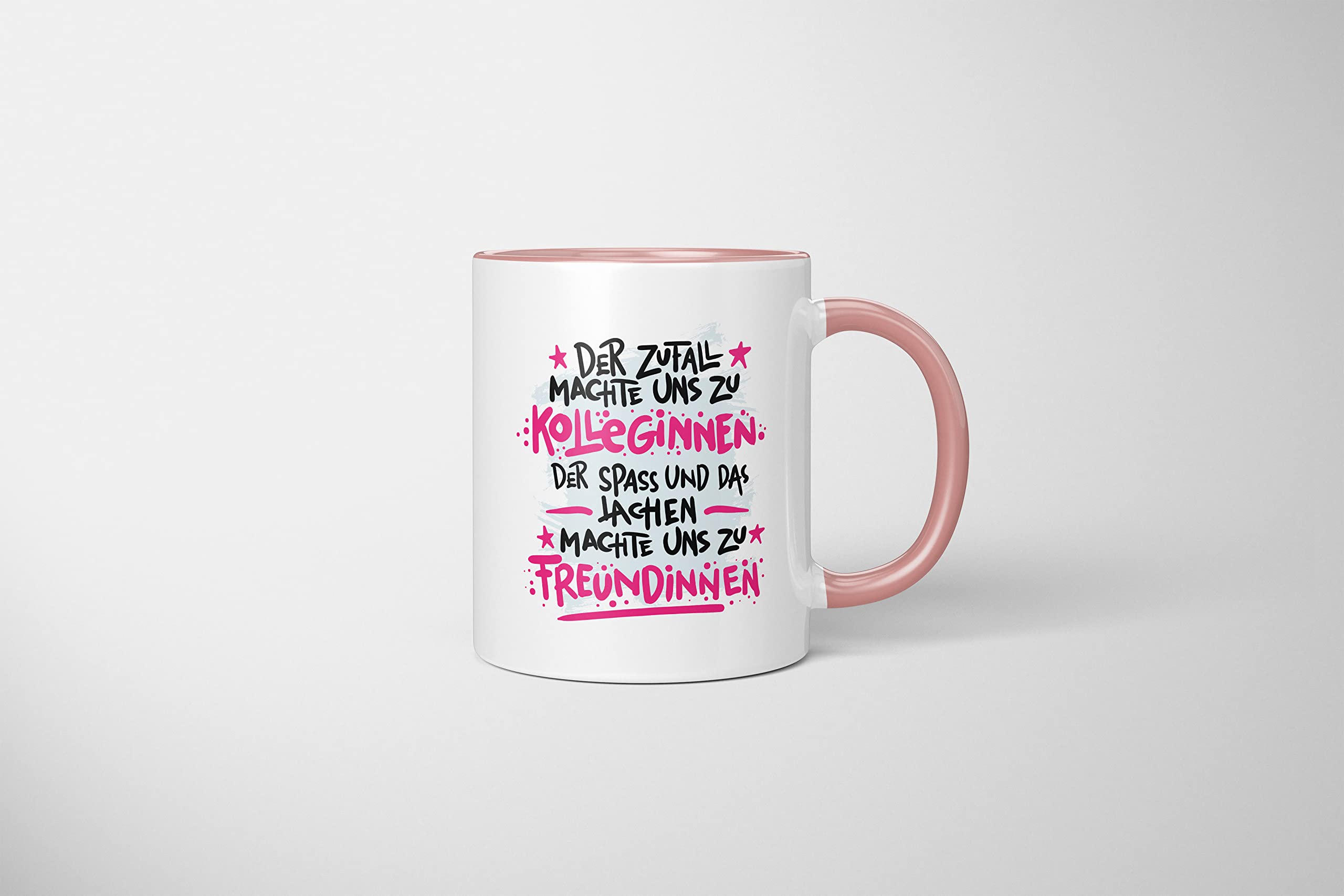 Tazza Personalizzata Con Scritta 'Il Caso Ci Ha Reso Colleghi' – Regalo Per Collega, Amica, Addio Al Lavoro – Colori Nero E Bianco, Ceramica