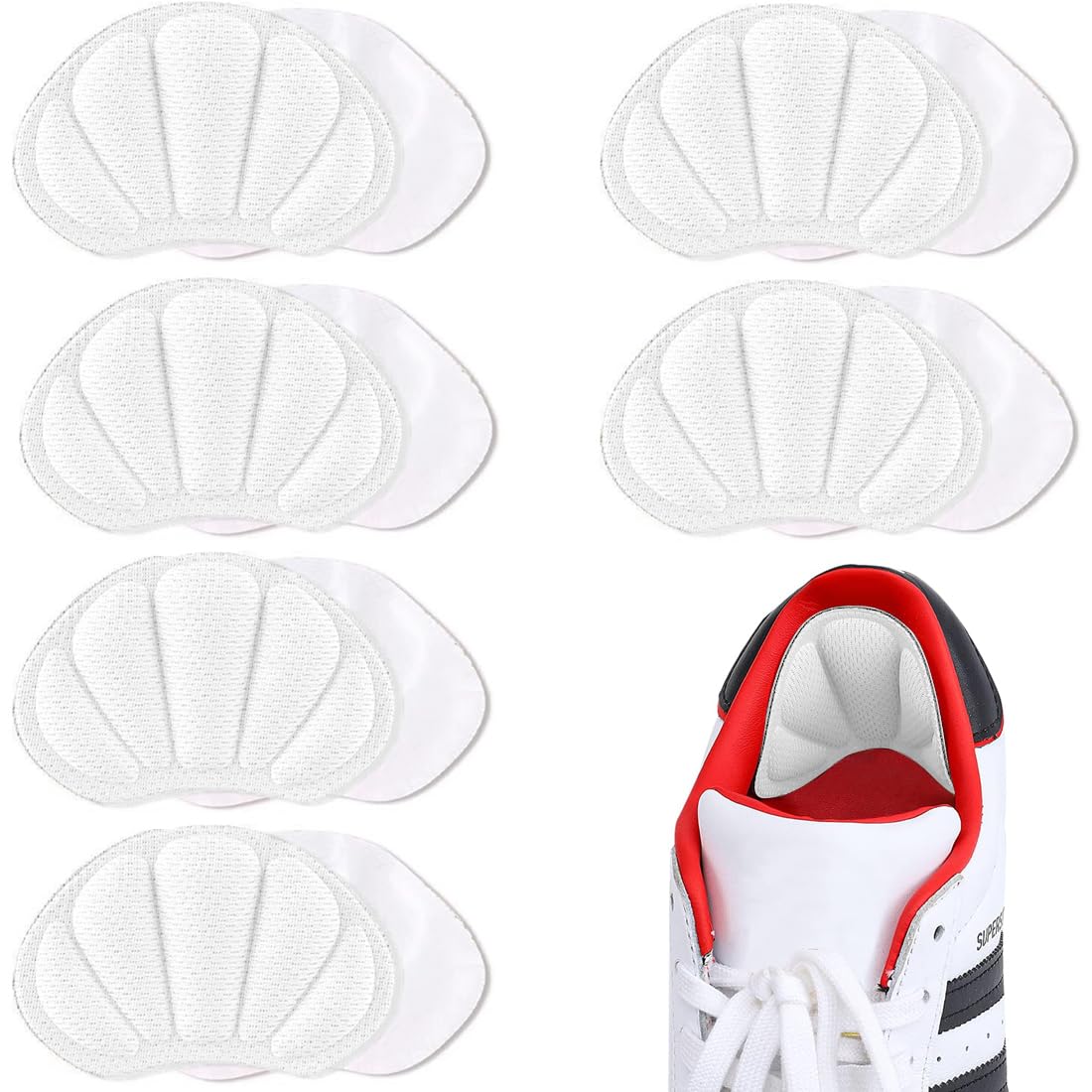 Coussinet Talon,8 Paires,Protege Talon Éponge Coussinet