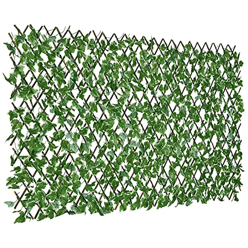 DearHouse 15 * 49 Inch Fence Privacy Screen for Balcony Patio Outdoor,Decorative Faux Ivy Fencing...