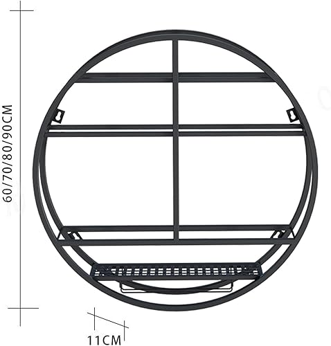 Miniatura 2 de Estante colgante para copas de vino montado en la pared, Estante para copas de vino para barra de cocina, soporte de exhibición redondo de la taza