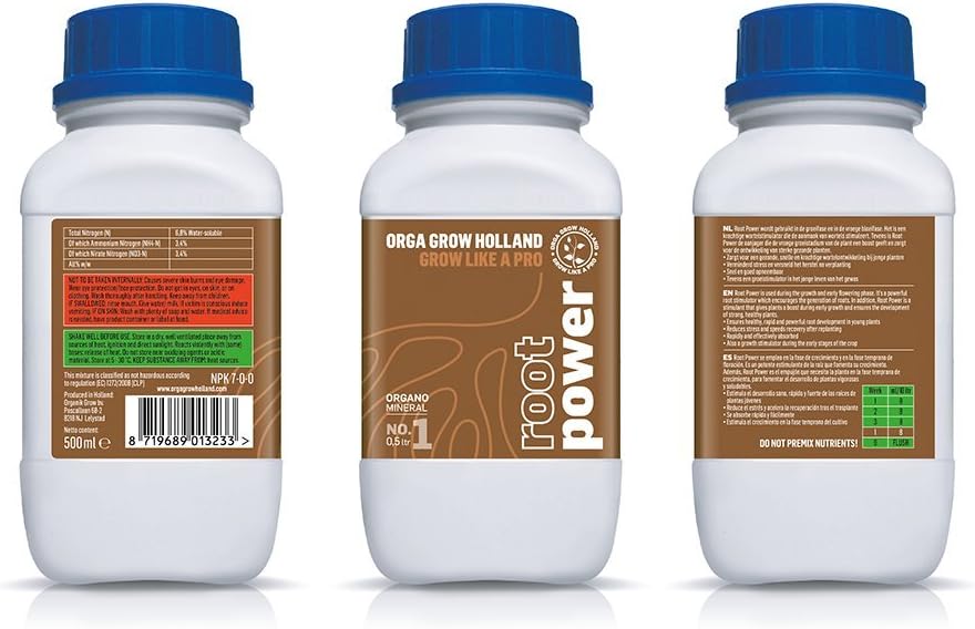 Root Power – Stimulates Root Growth & Increases Resistance of The Plant – Works Quickly, Absorbs Immediately and Ensures Strong Plants – Organic Root Stimulator - 16oz