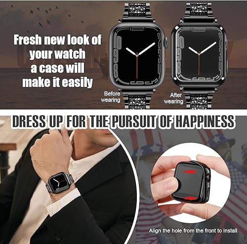 Miniatura 7 de top4cus - Funda ecológica protectora, de TPU suave y flexible, compatible con iWatch Series 5, Series 4, Series 3, Series 2 y Series 1