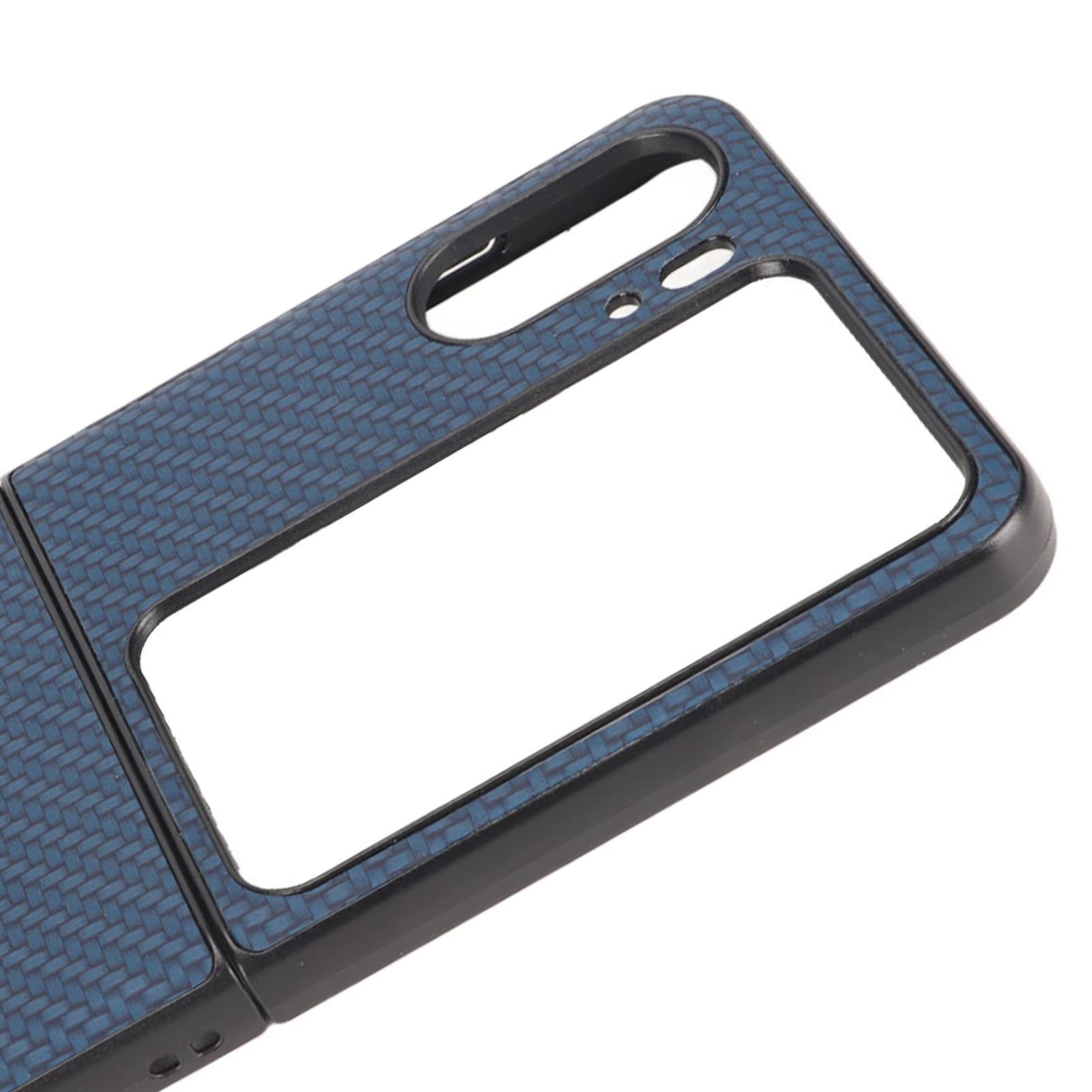 Cocoarm Carbon Fiber Texture Case for Find N2 Flip (BLUE)