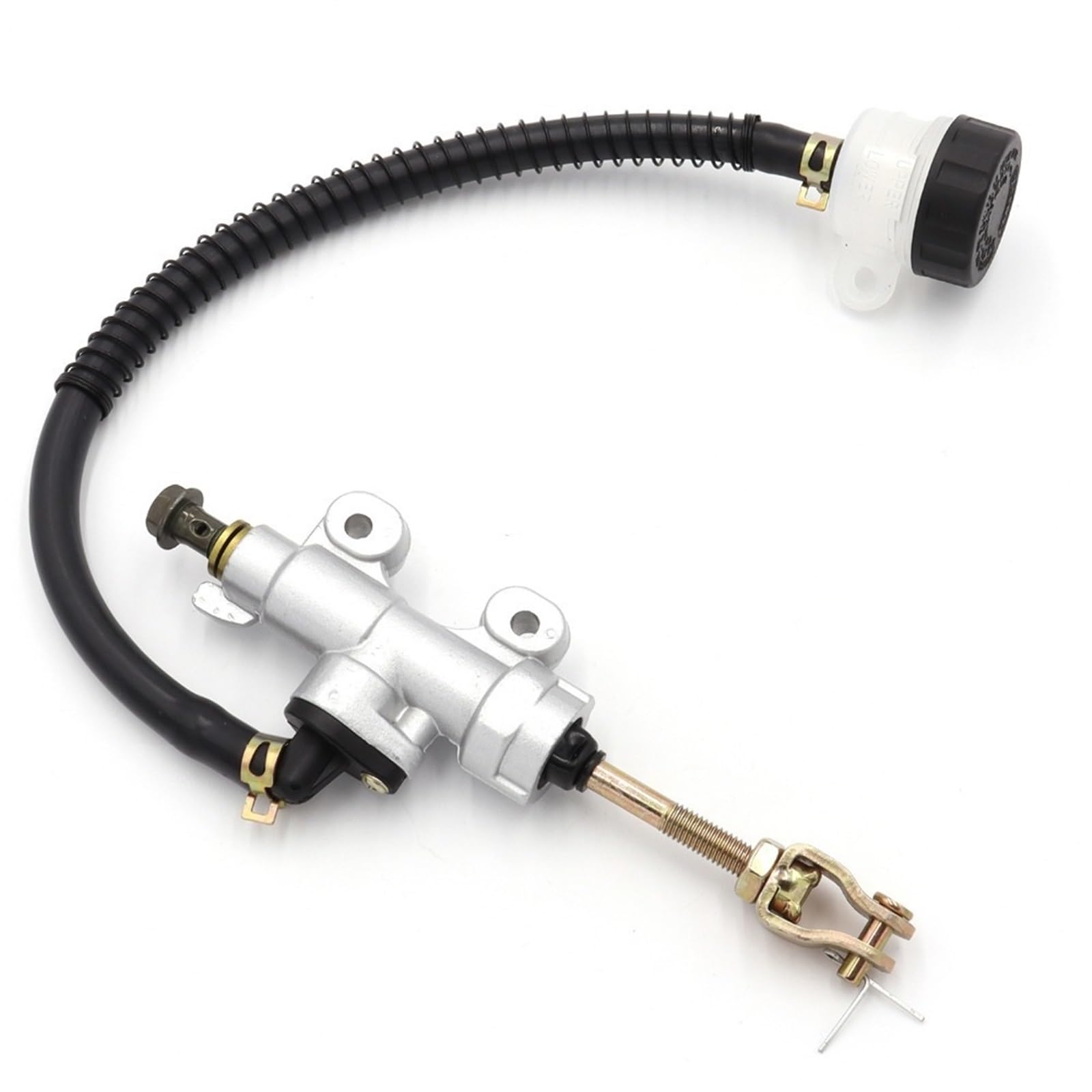APSHDNCU Forward Brake Pump Fit for Pit Dirt Motorcycle Rear Foot Brake Master Cylinder Pump Hydraulic with Reservoir(40mm)