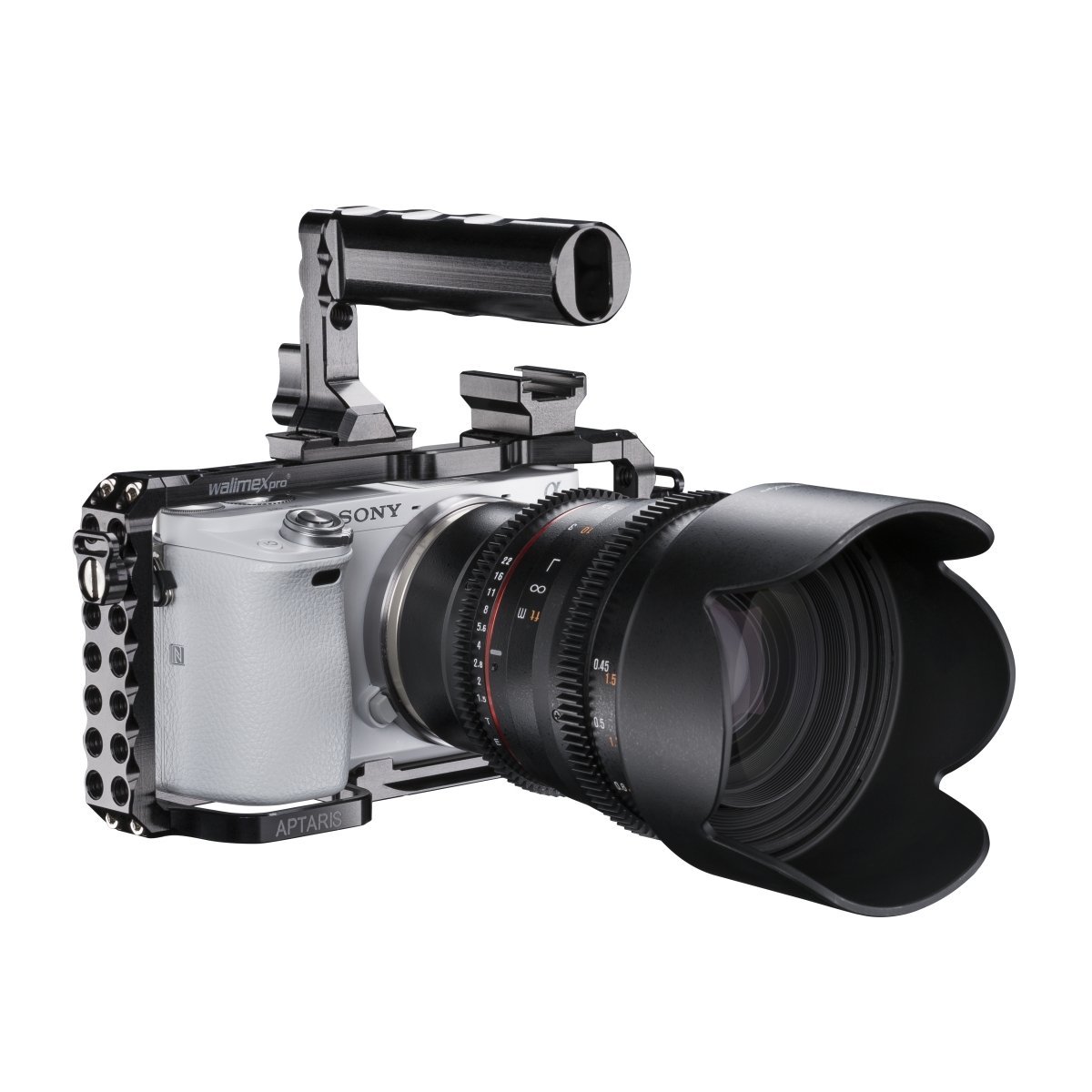 Walimex Pro Aptaris Cage-System (geeignet für Sony Alpha 6000 / 6300 / 6500, Sony Nex-Serie)