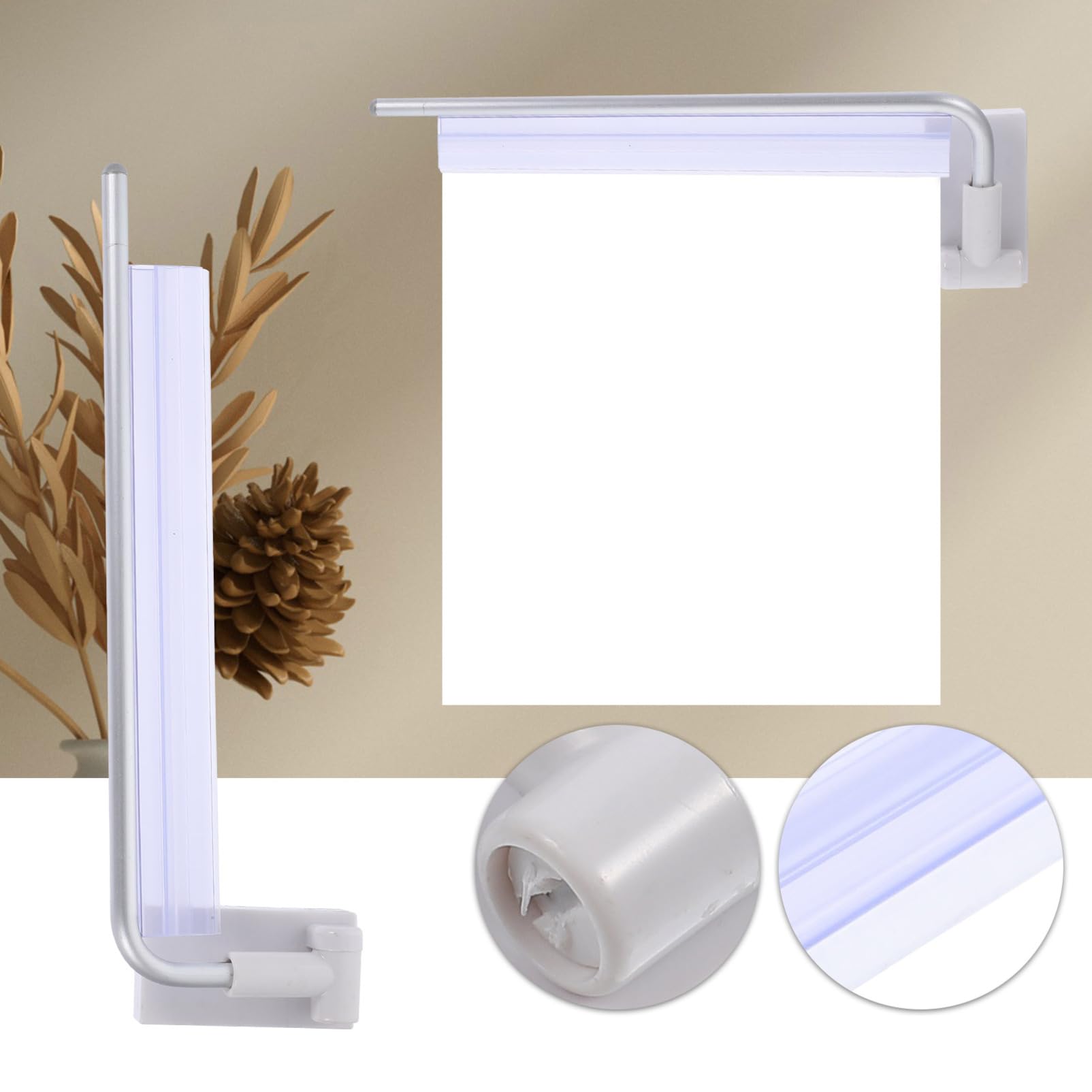 4pezzi Supporto Magnetico Per Cartelli Porta Segni Trasparente Base Magnetica Per Esposizione Per Vetrine e Scaffali Di Stabilità e Design Elegante