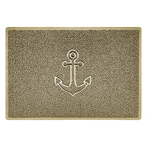 Nicoman VC-DM-Embossed-Anchor-90x60-BE Geeignet für Innen-und Schützen Außenbereiche,...