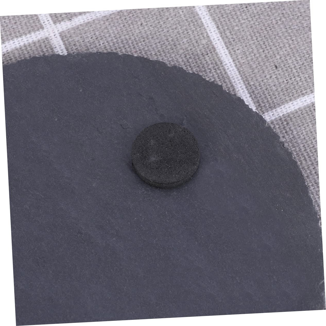 Mobestech Plato Grande de Pizarra Negra Forma de Corazón para Servir Bistec y Aperitivos, Reutilizable y Fácil de Limpiar, Adecuado para Cenas Obsequios